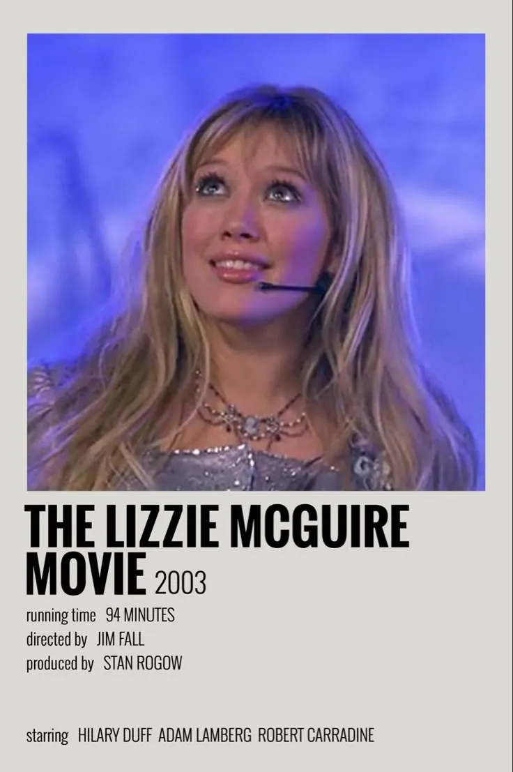 polaroid movie posters the lizzie mcguire movie