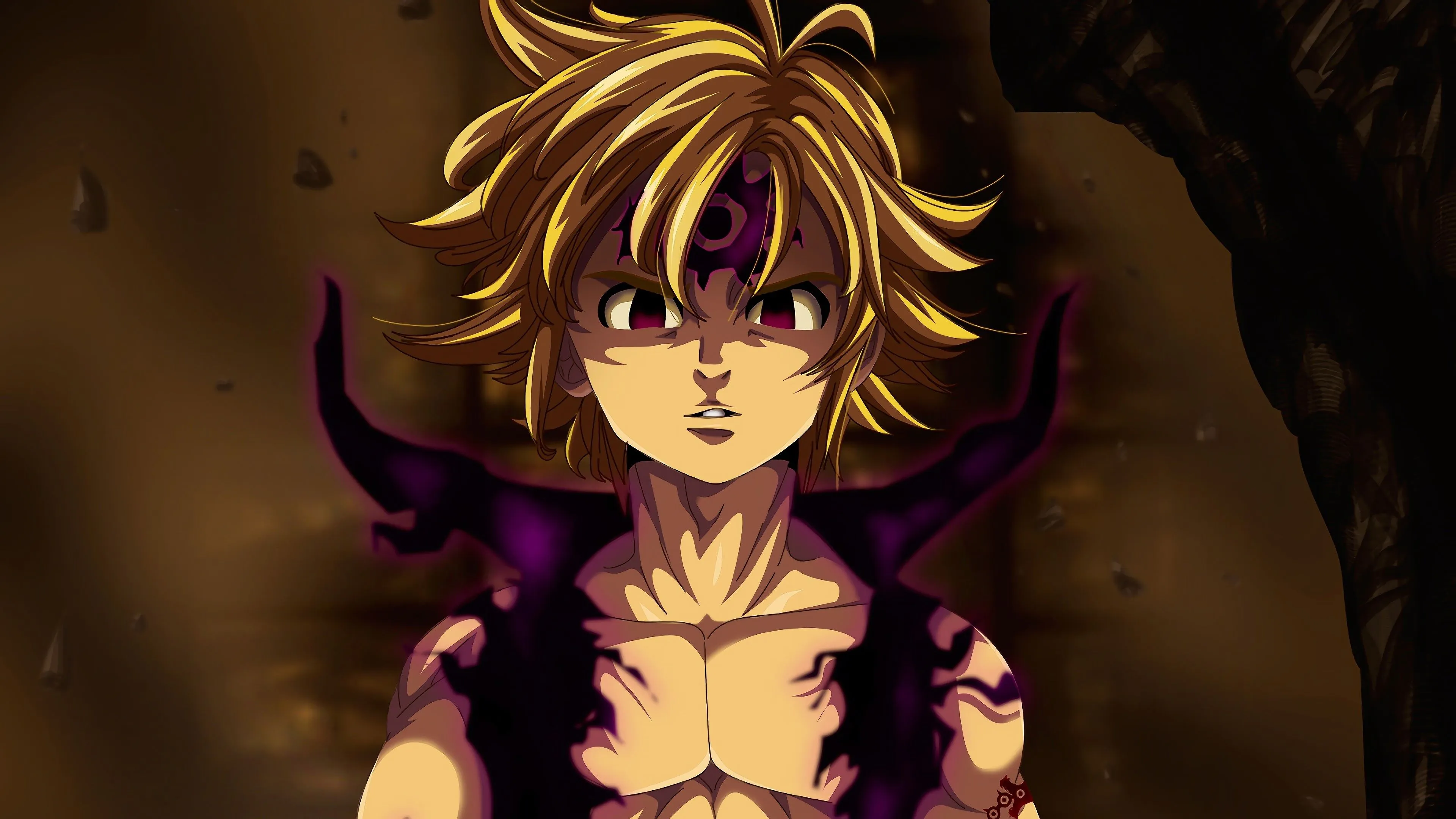 Wallpaper anime, Meliodas, Nanatsu no Taizai, anime Wallpaper for mobile and desktop, section сёнэн, resolution 3840x2160