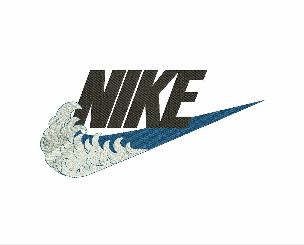 Excited to share the latest addition to my #etsy shop: Nike logo embroidery design. Design of logos for clothes. Nike logo with wave. #nikelogoembroidery #logodesign #logosforclothes #justdoitnike #decorofthings