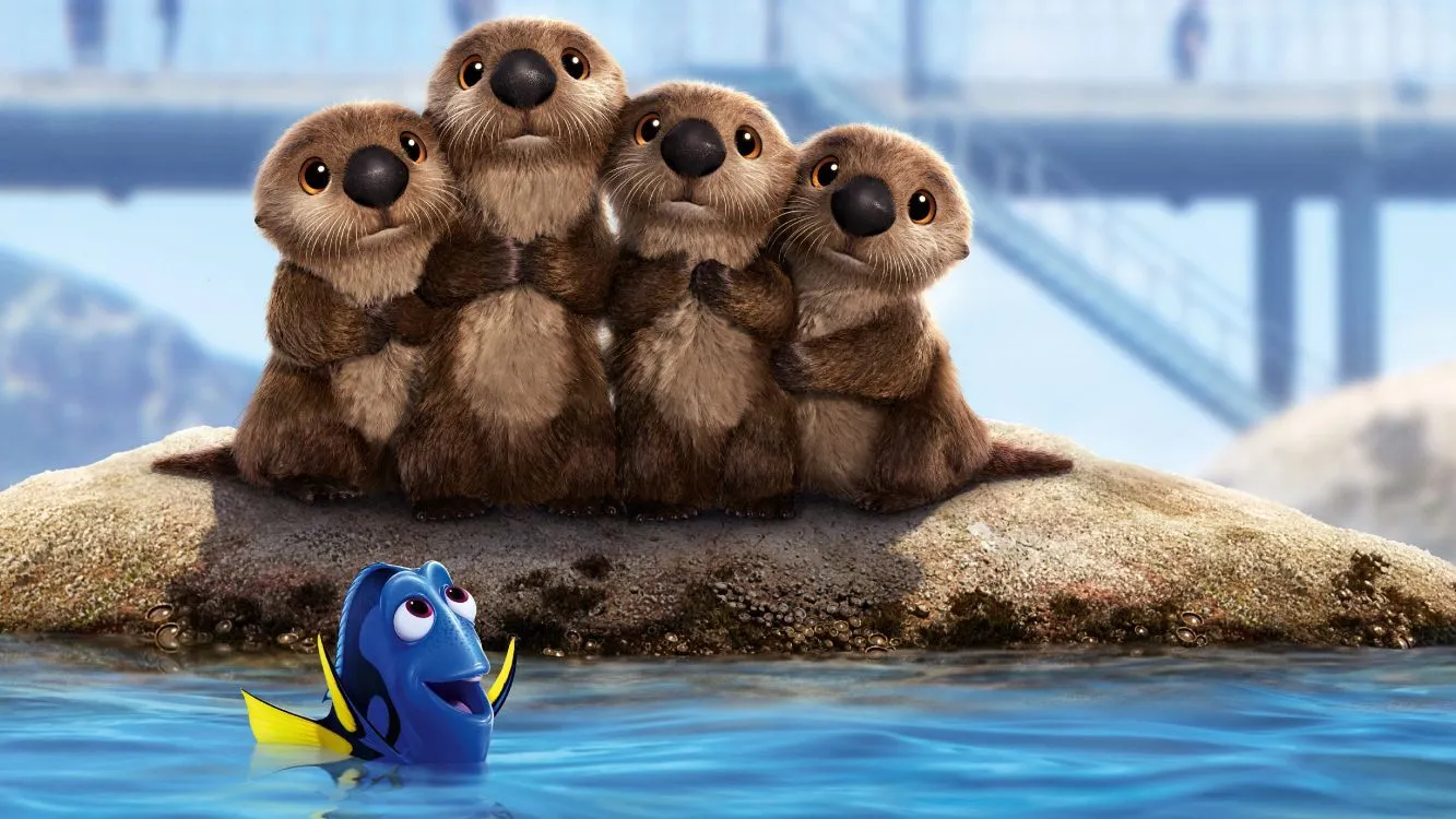 Wallpaper Finding Dory Beaver, Pixar, Animation, The Walt Disney Company, Water, Background Free Image