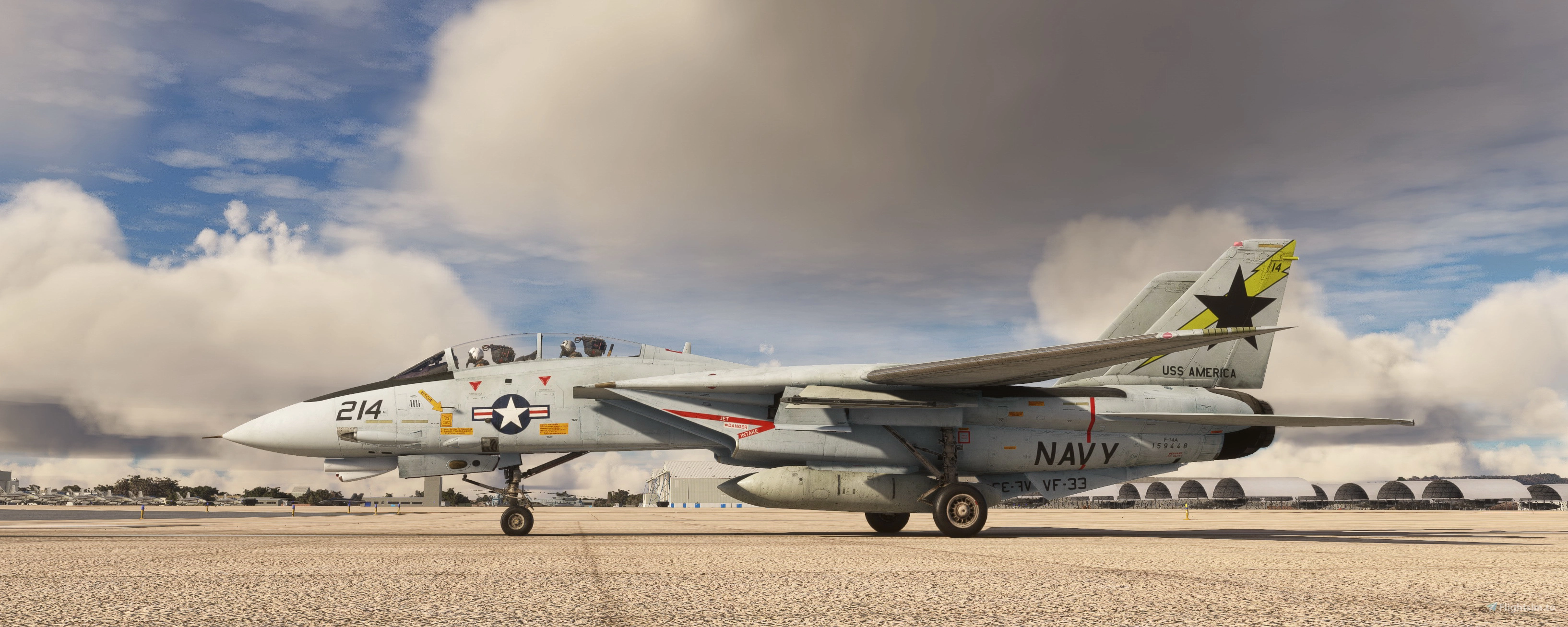 Grumman F 14A Tomcat VF 33 Liveries For MSFS