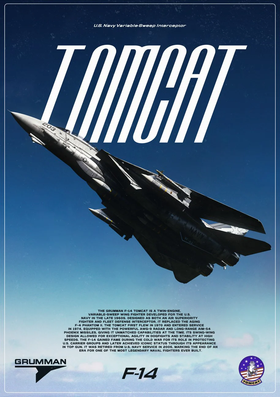F 14 Tomcat Poster