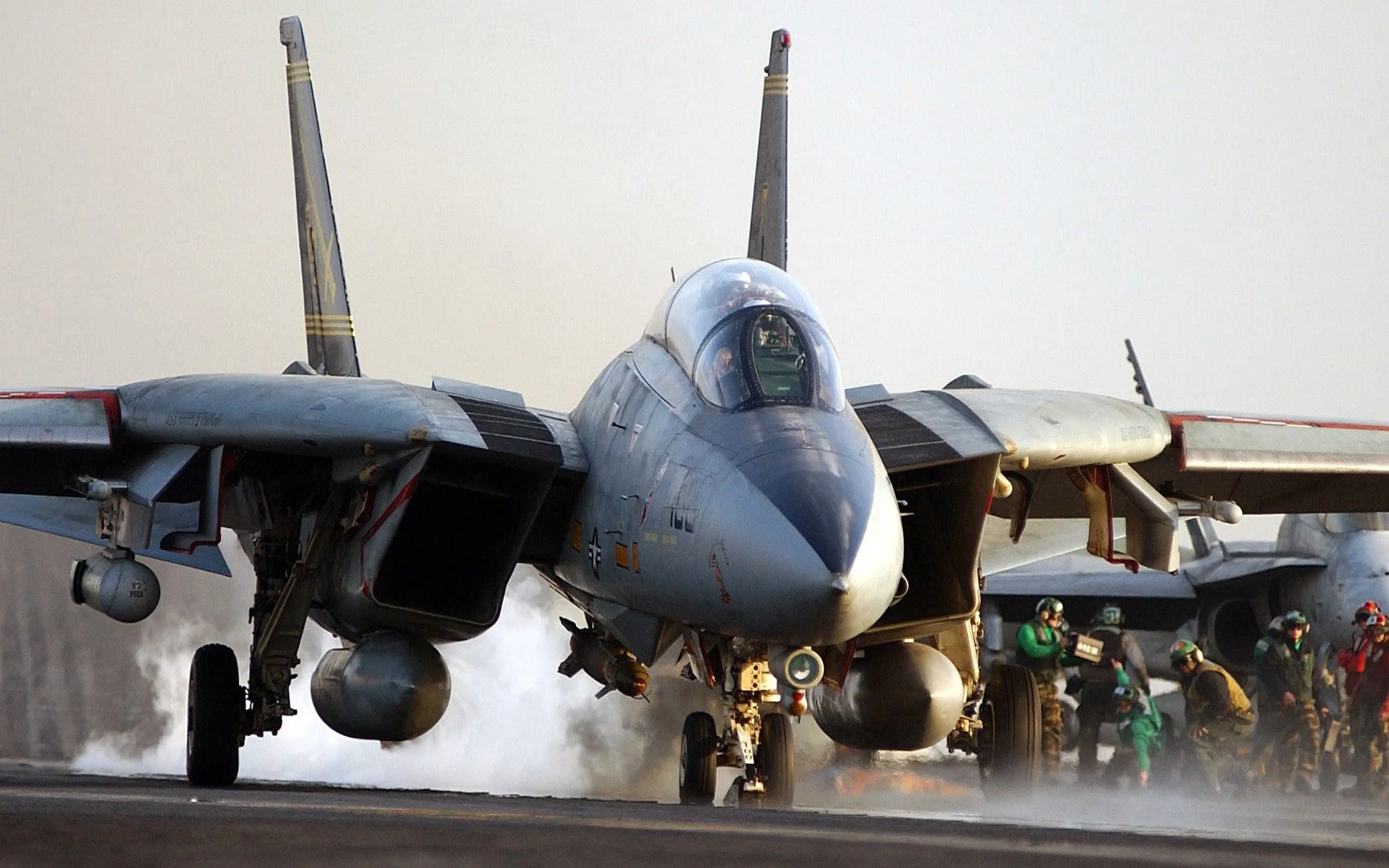 Grumman F 14 Tomcat, Aircraft, Military aircraft, Aircraft carrier, United States Navy Wallpaper HD / Desktop and Mobile Background