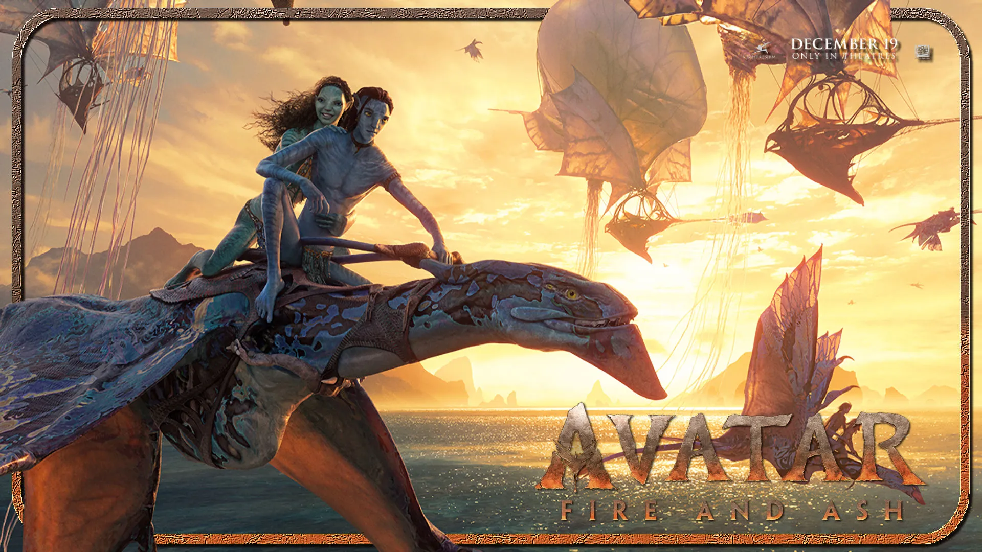 A New Poster for James Cameron's Avatar: Fire and Ash Takes to the Skies! of the Force