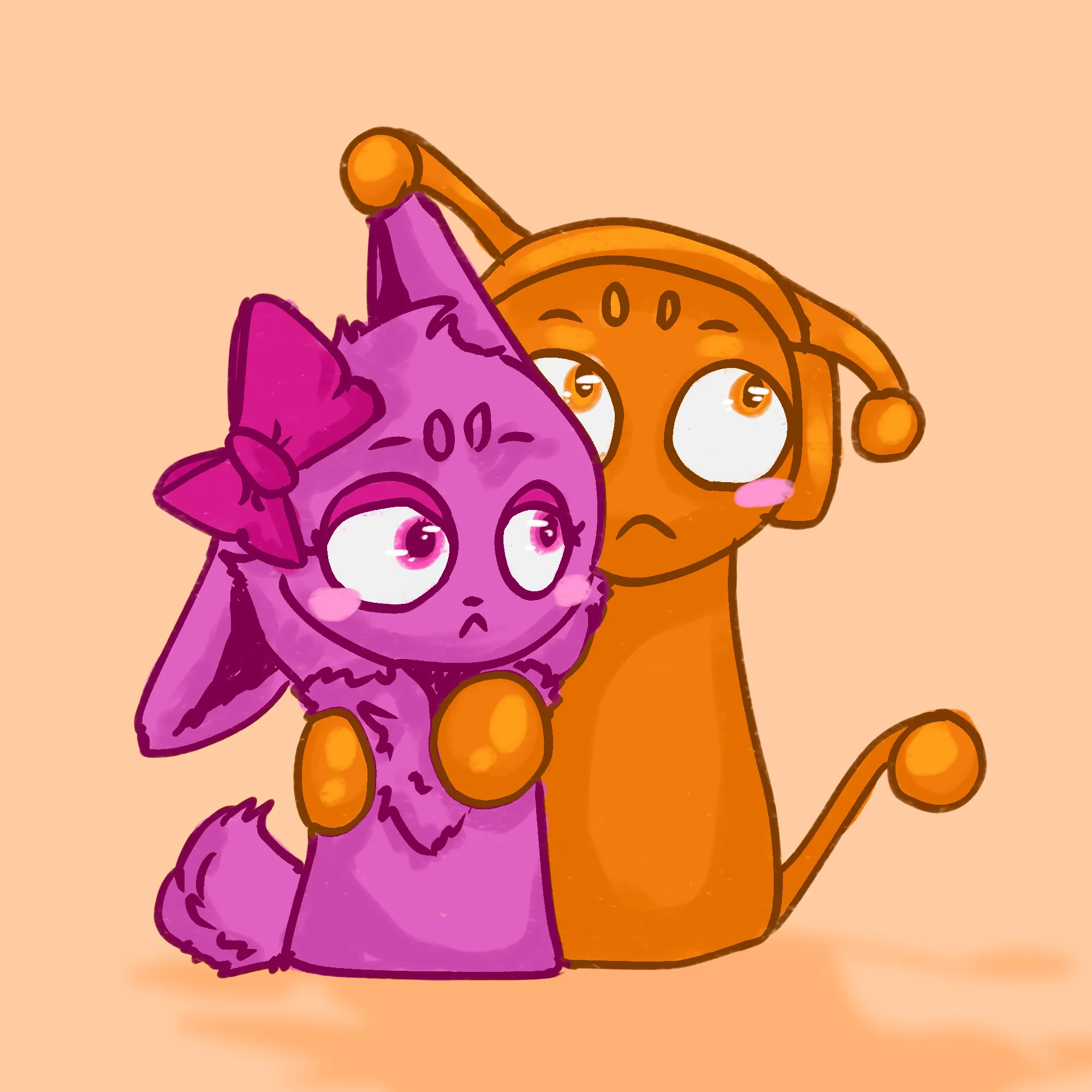 Pinki x Oren ideas. get funky, i still love him, non romantic