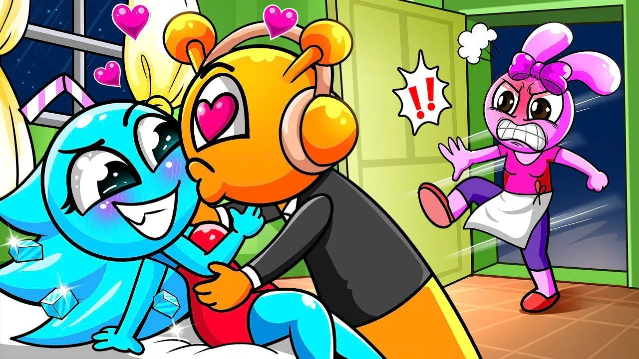 Oren The Bad Husband, Pinki's Sad Love Story. Incredibox Sprunki Animation