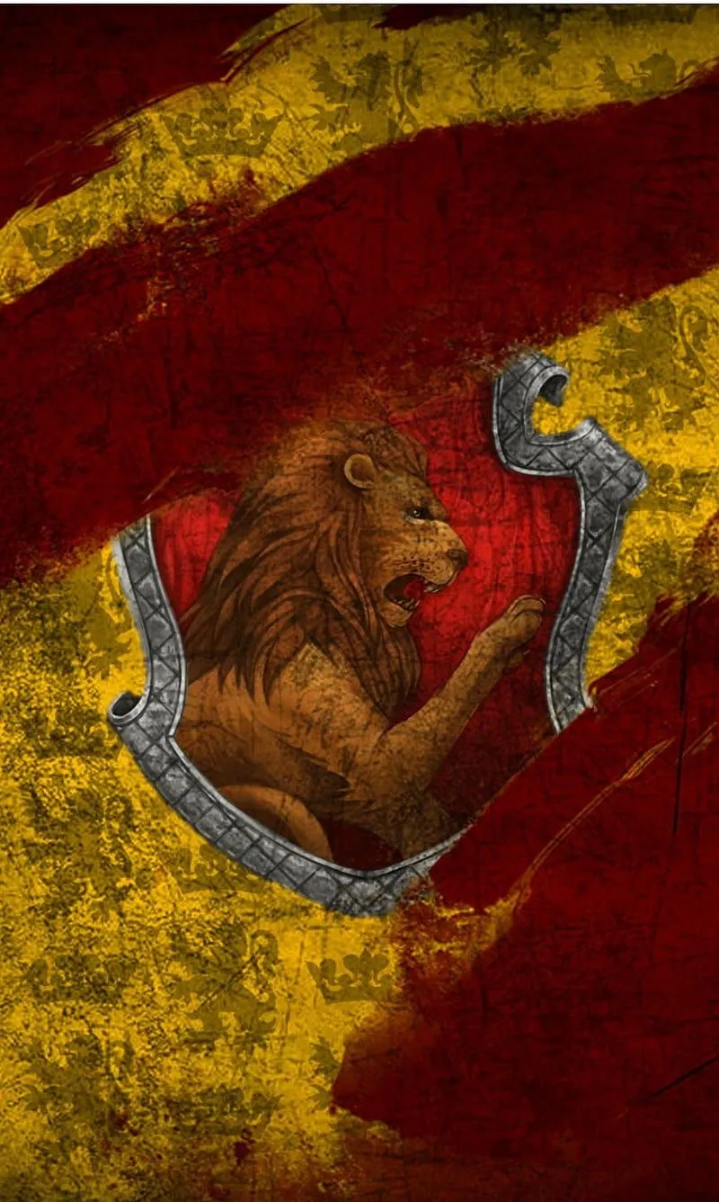 Gryffindor, harry, howgarts, lion, potter, HD phone wallpaper