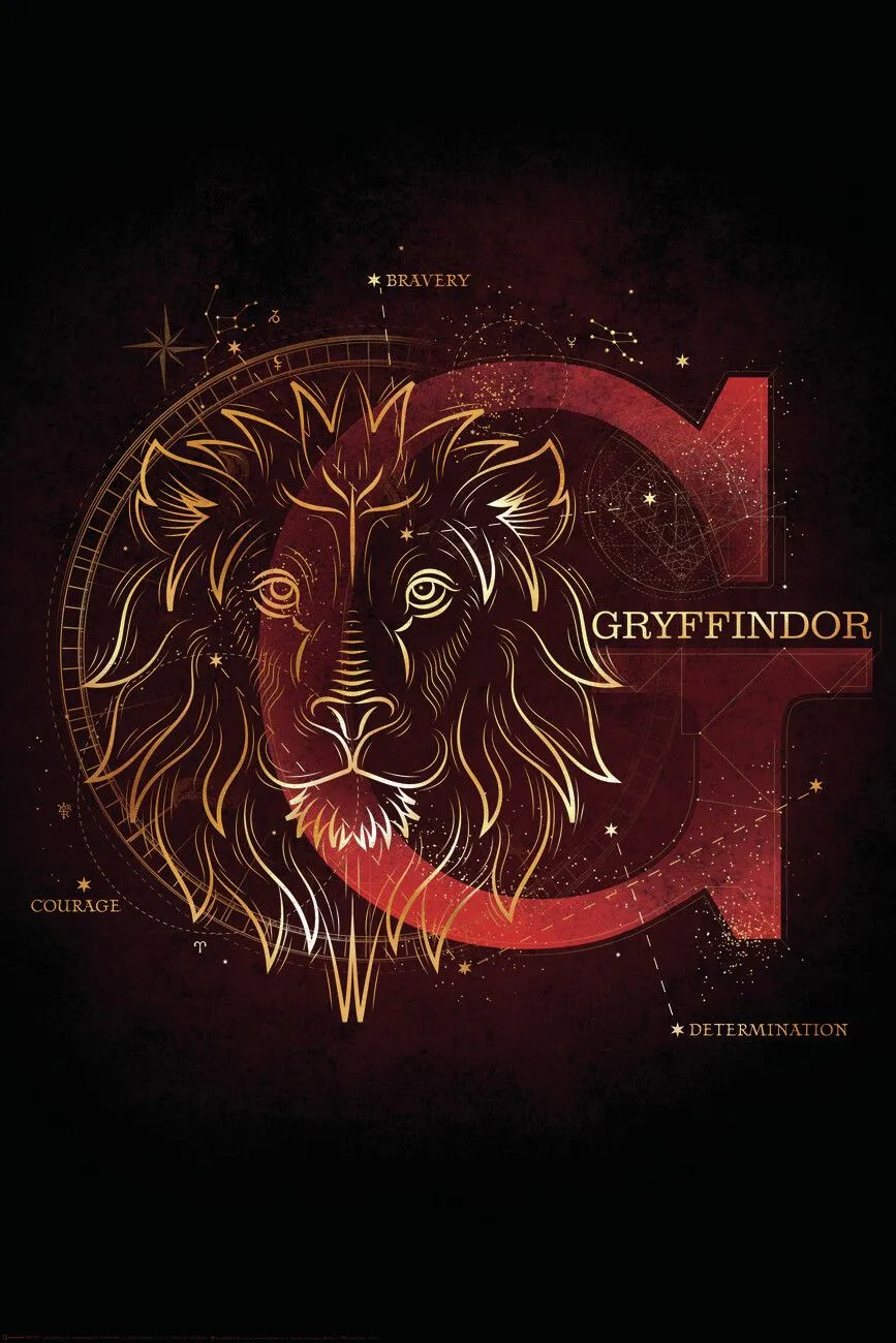 Poster Harry Potter Initial. Wall Art 1 FREE