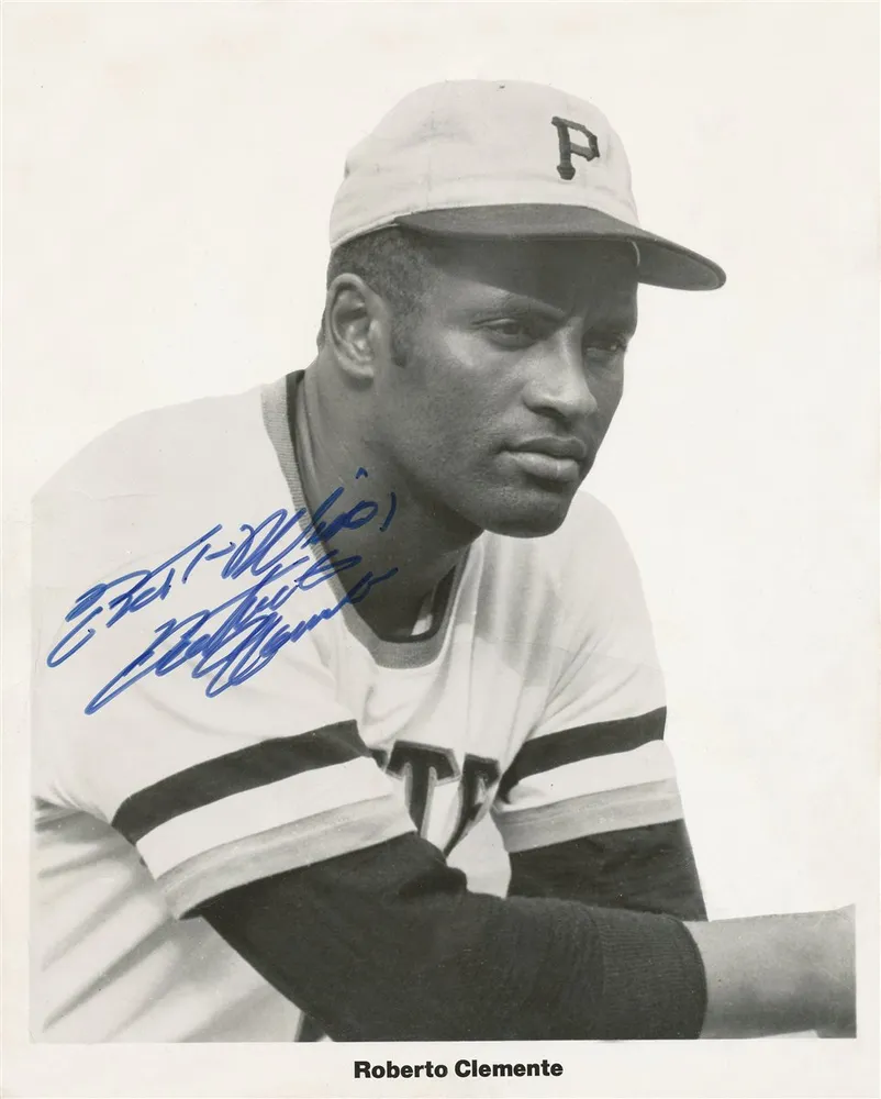 Baseball Clemente. PSA AutographFacts℠