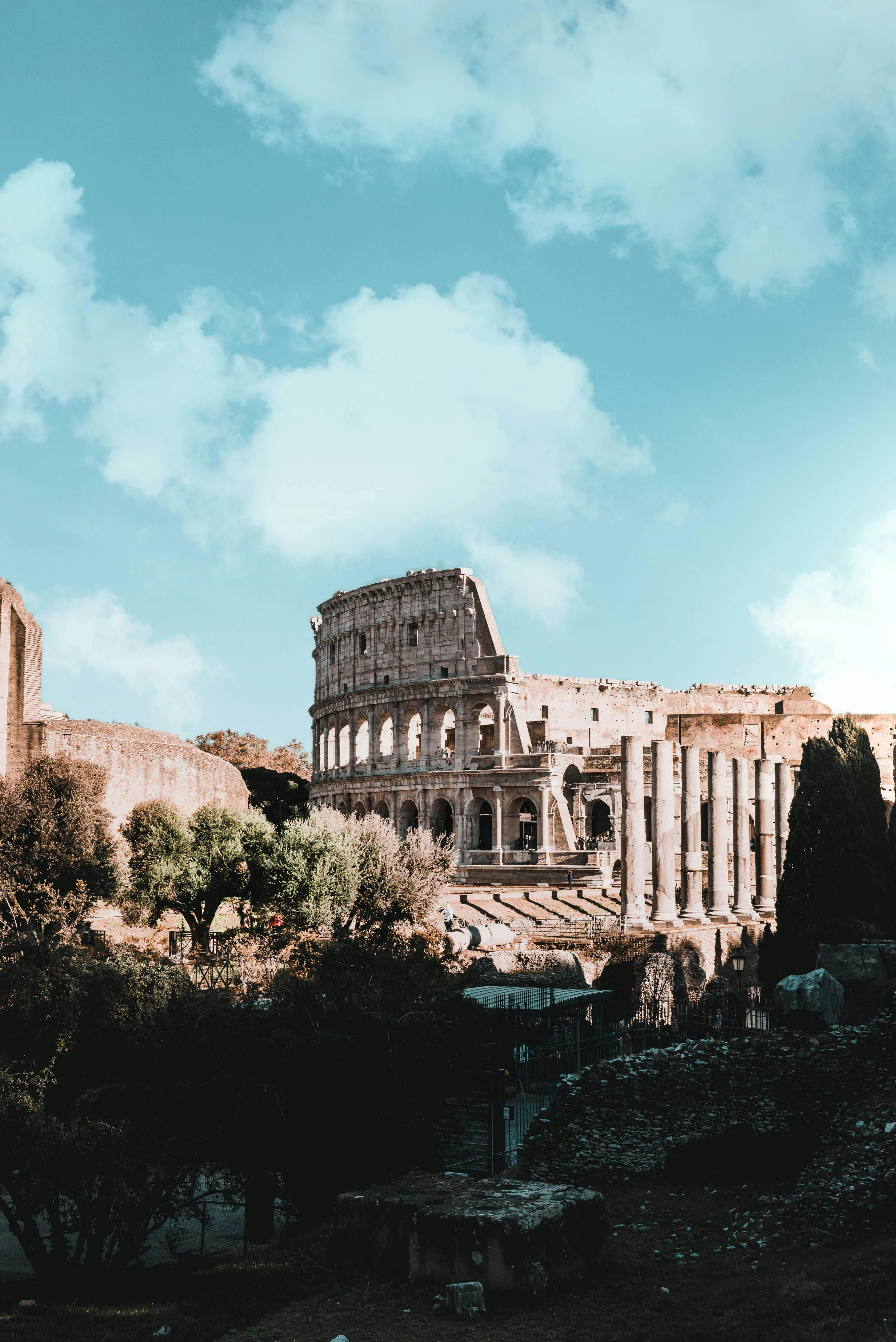 Colosseum Amphitheatre In Rome, Italy During Day · Free