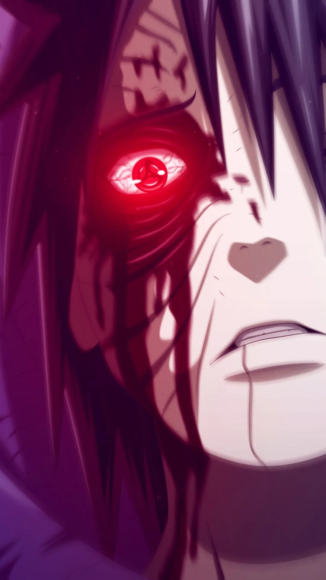 Obito Uchiha Sharingan HD Phone Wallpaper