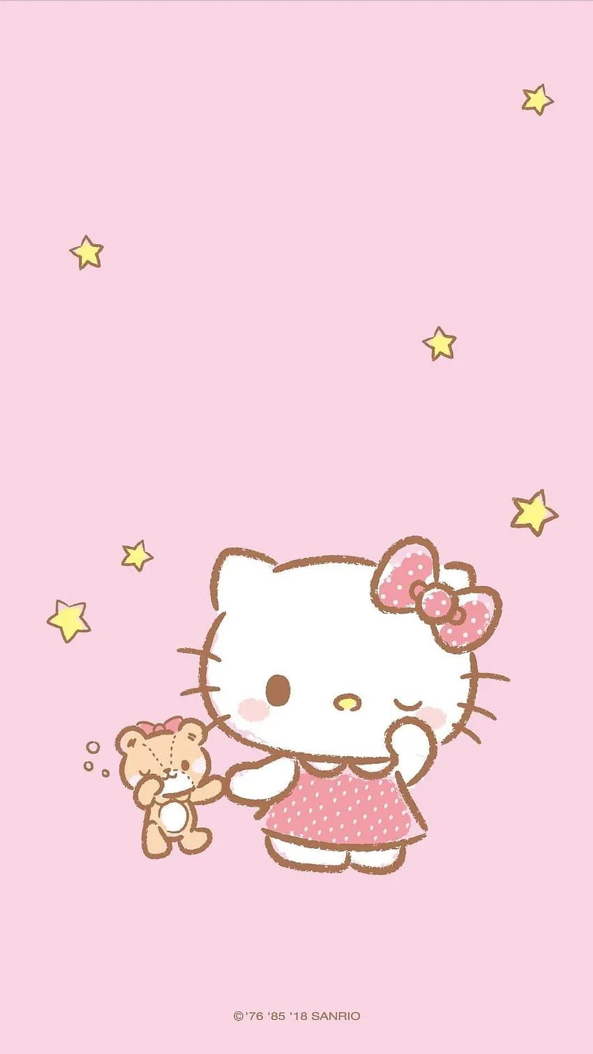 Hello Kitty Aesthetic Background, iphone kawaii sanrio HD phone wallpaper