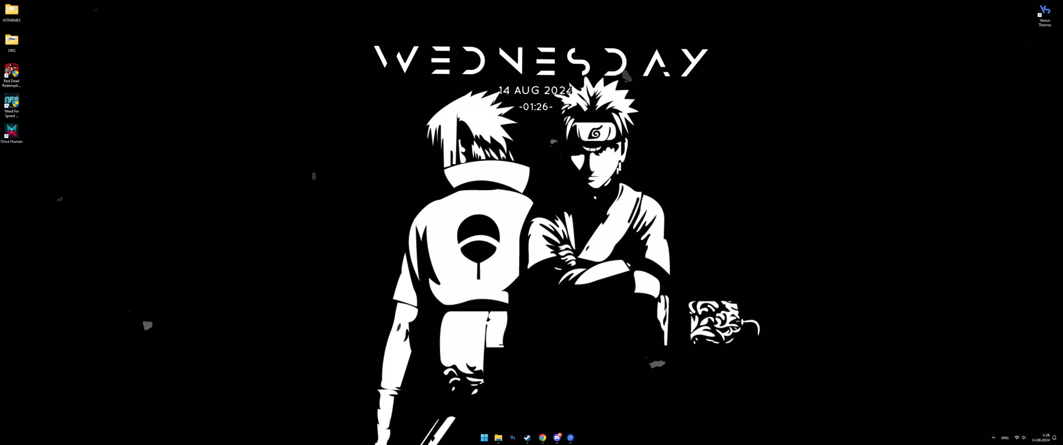 Live wallpaper Naruto Uzumaki + Sasuke Uchiha download on VSThemes.org