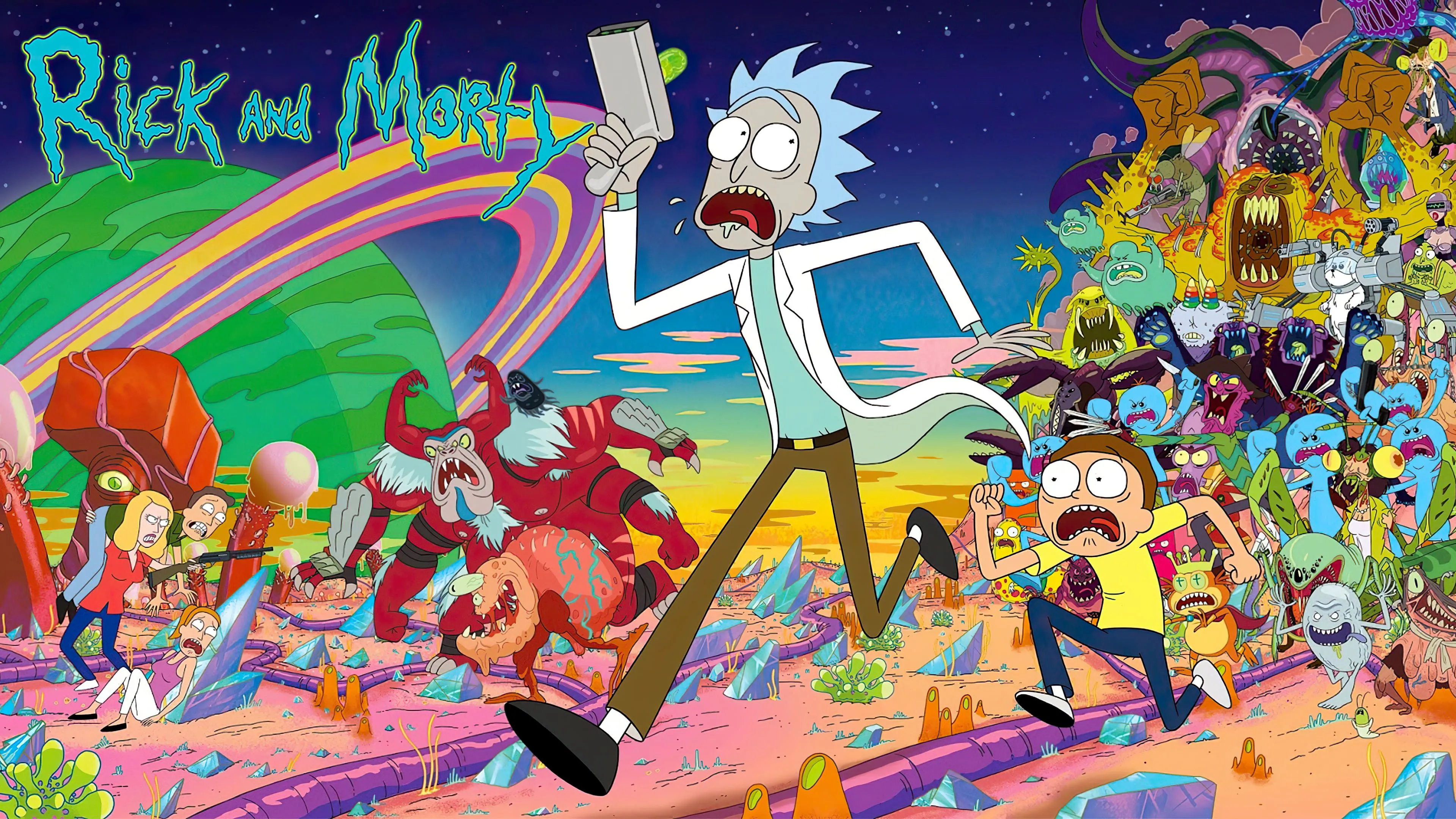 Rick and Morty on the Run Wallpaper, HD TV Series 4K Wallpaper, Image and Background