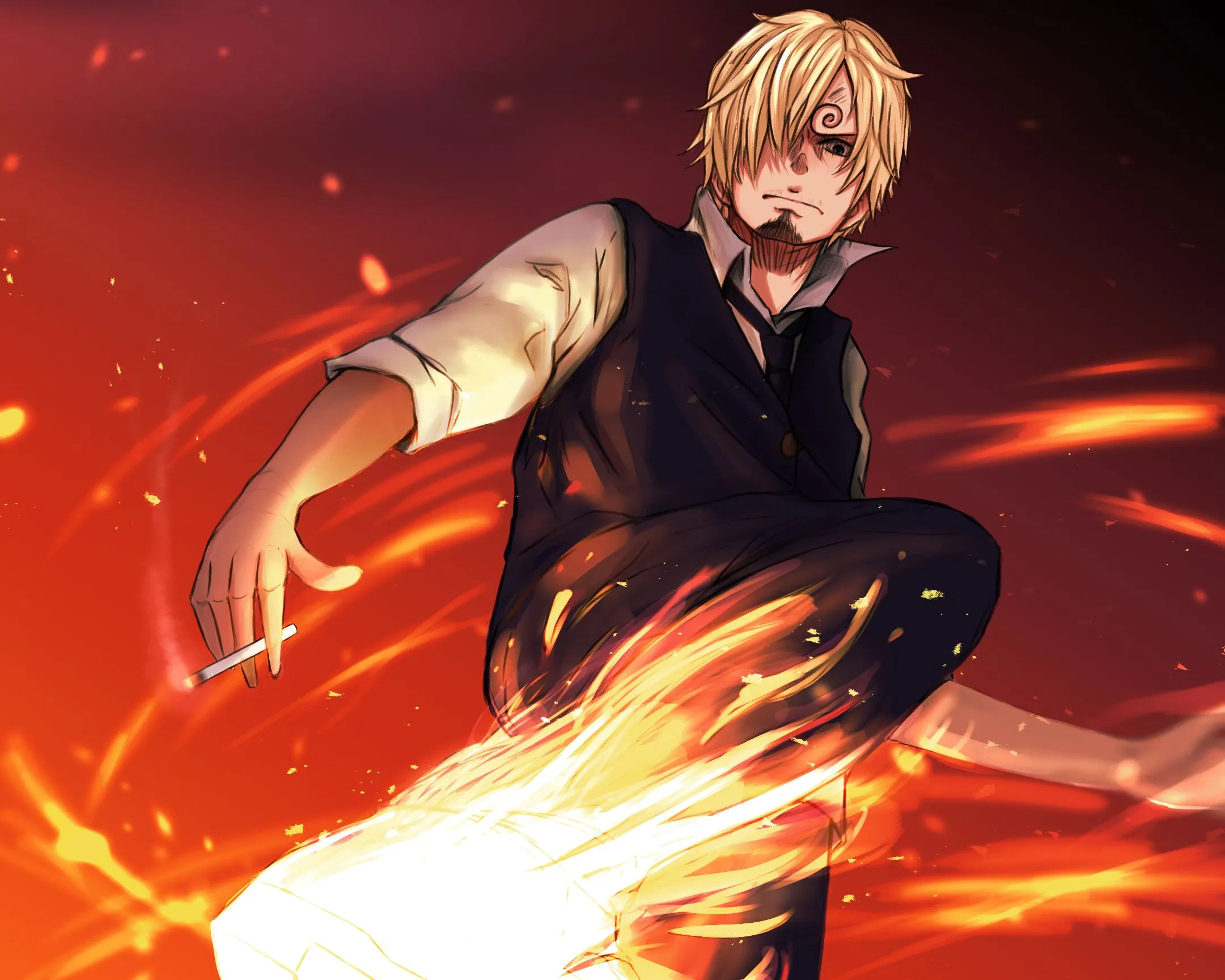 Sanji Art One Piece 2022 Wallpaper, HD Anime 4K Wallpaper, Image and Background