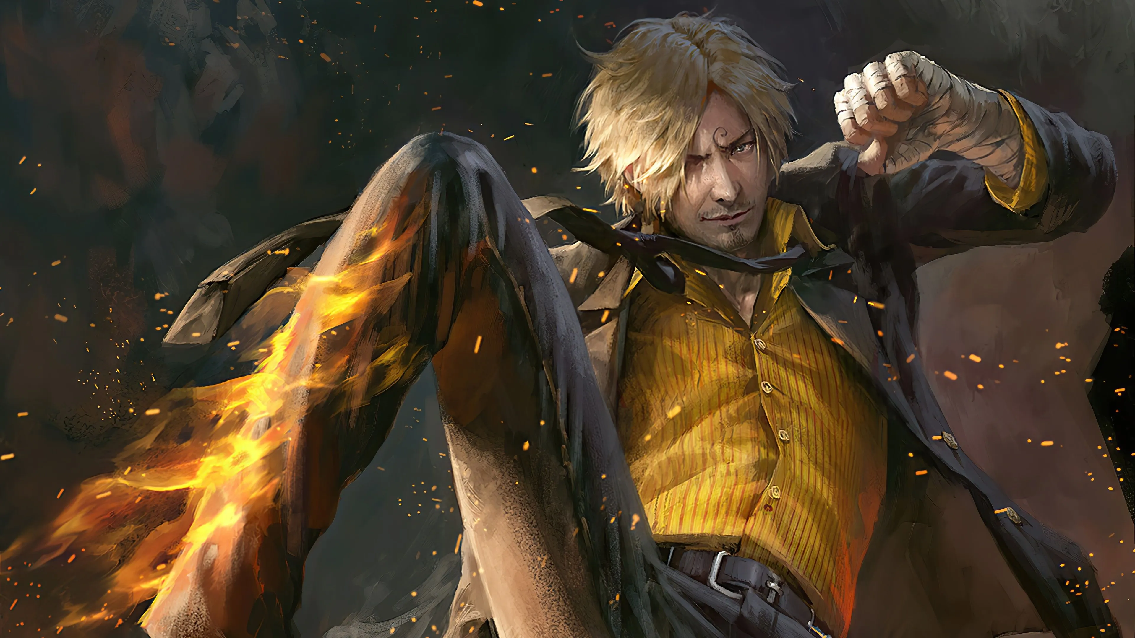 Sanji Art One Piece Wallpaper, HD Anime 4K Wallpaper, Image and Background