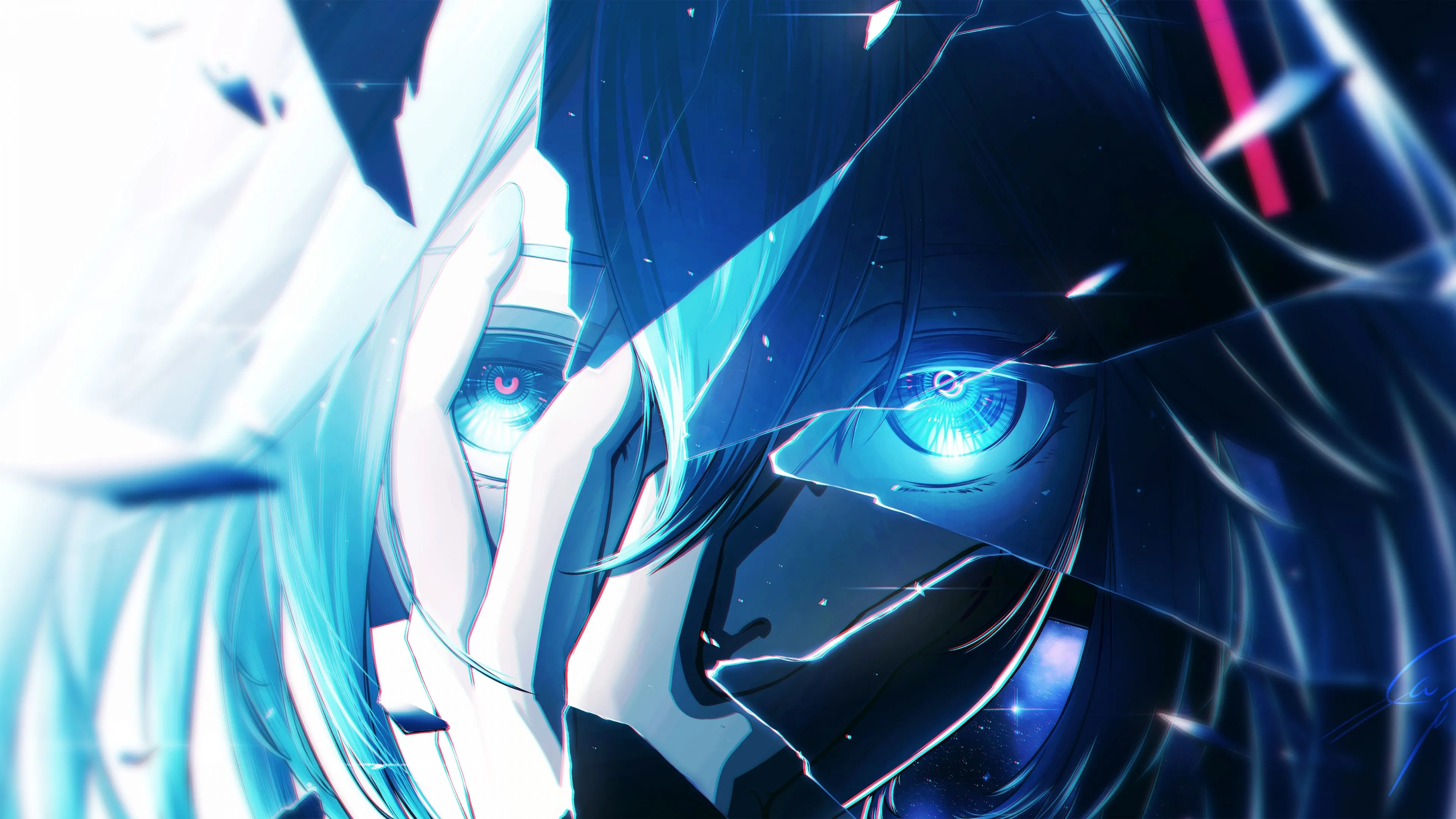 Hatsune Miku Wallpaper 4K, Ultrawide, Futuristic, Vocaloid