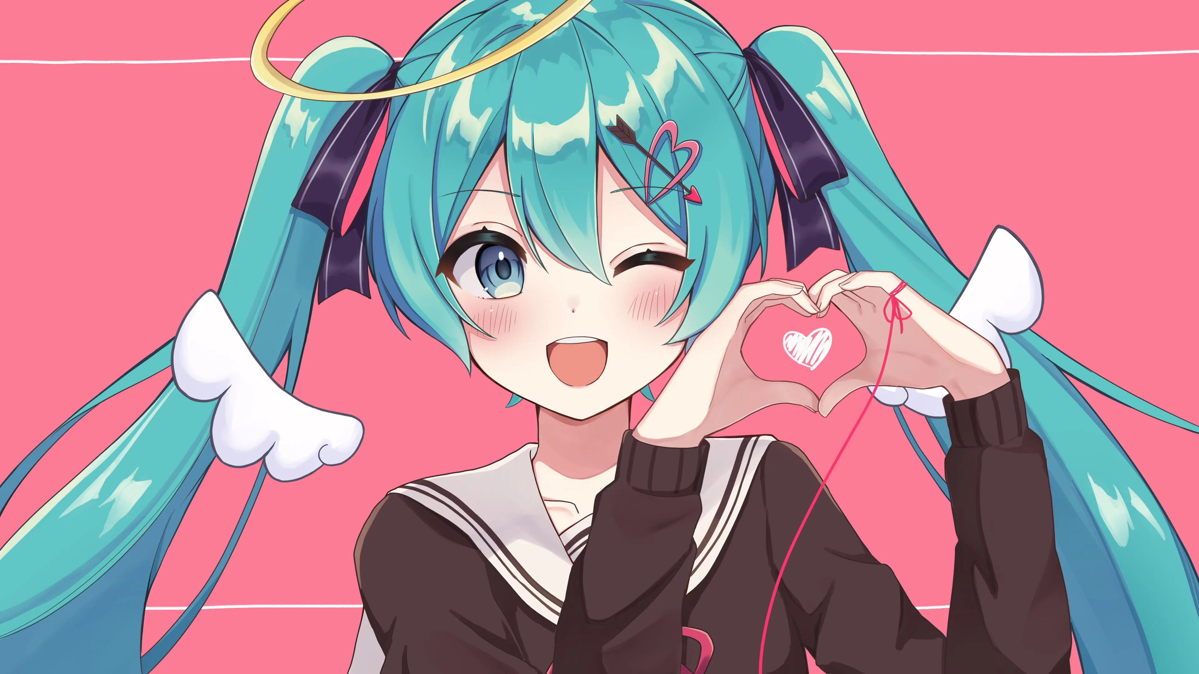Desktop wallpaper: Anime, Vocaloid, Hatsune Miku 4K free download for PC. 1057866