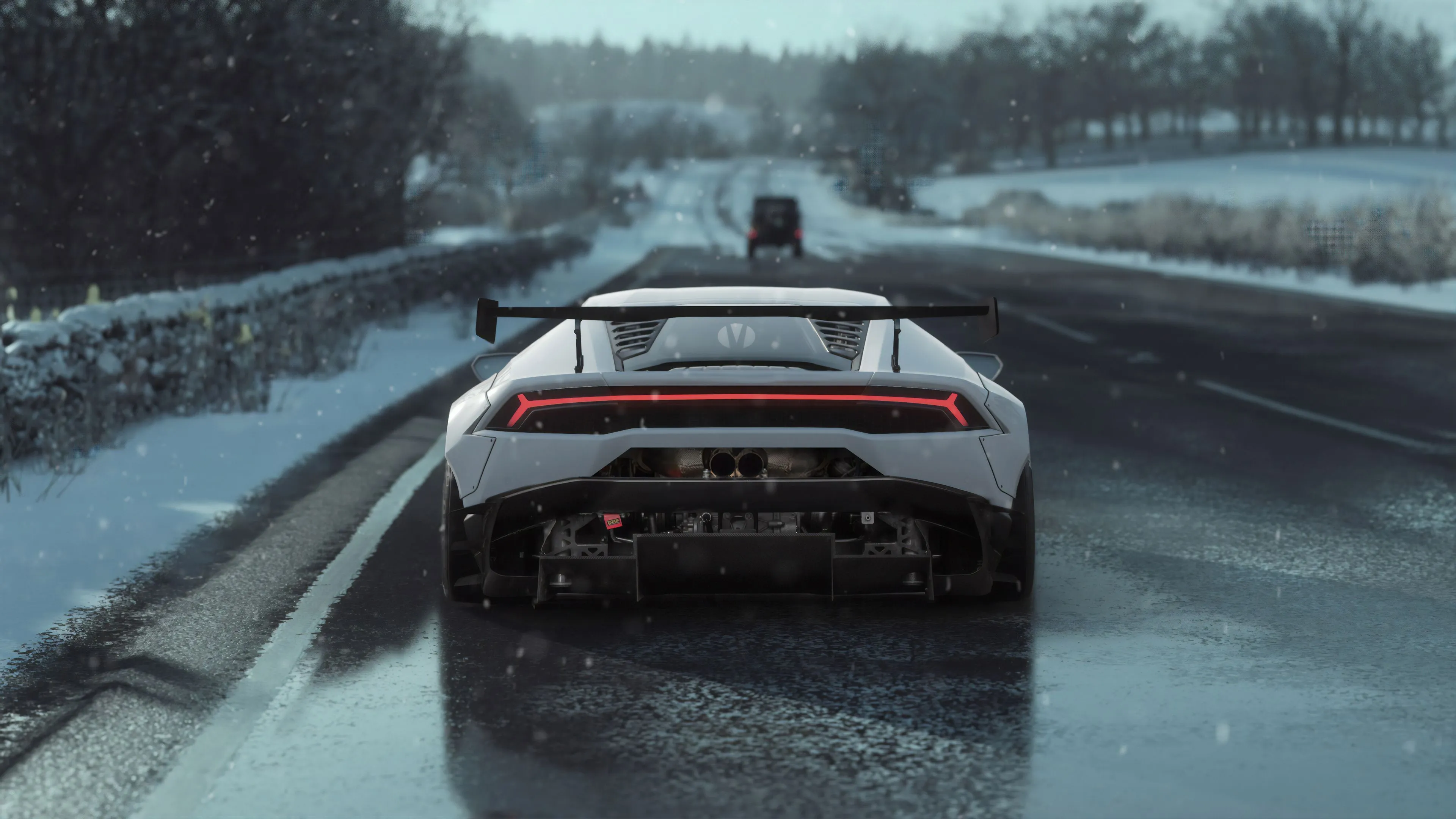 Download Vehicle Lamborghini Huracan 4k Ultra HD Wallpaper