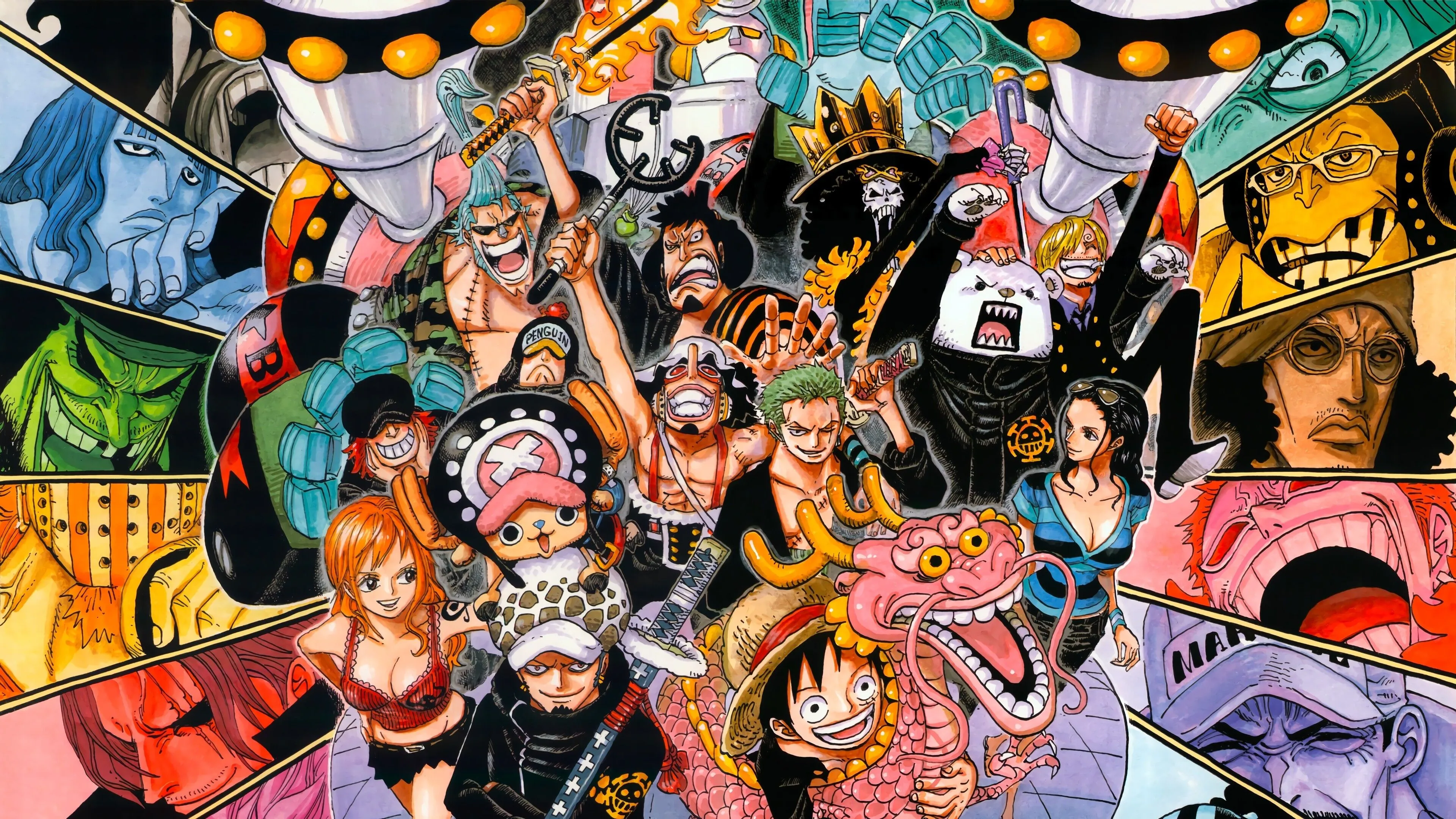 One Piece, Straw Hat Pirates, 4K HD Phone Wallpaper