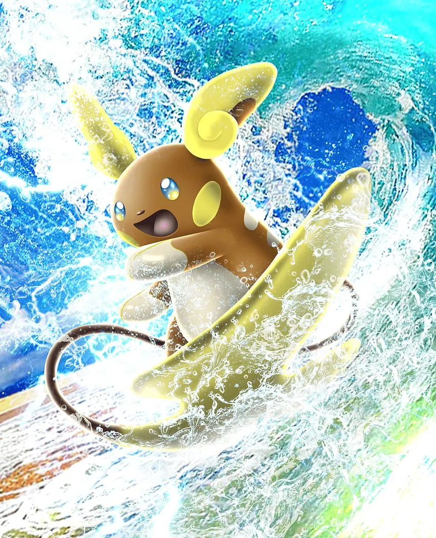 Alolan Raichu Full Illustration By Neo Cscdgnpry HD phone wallpaper