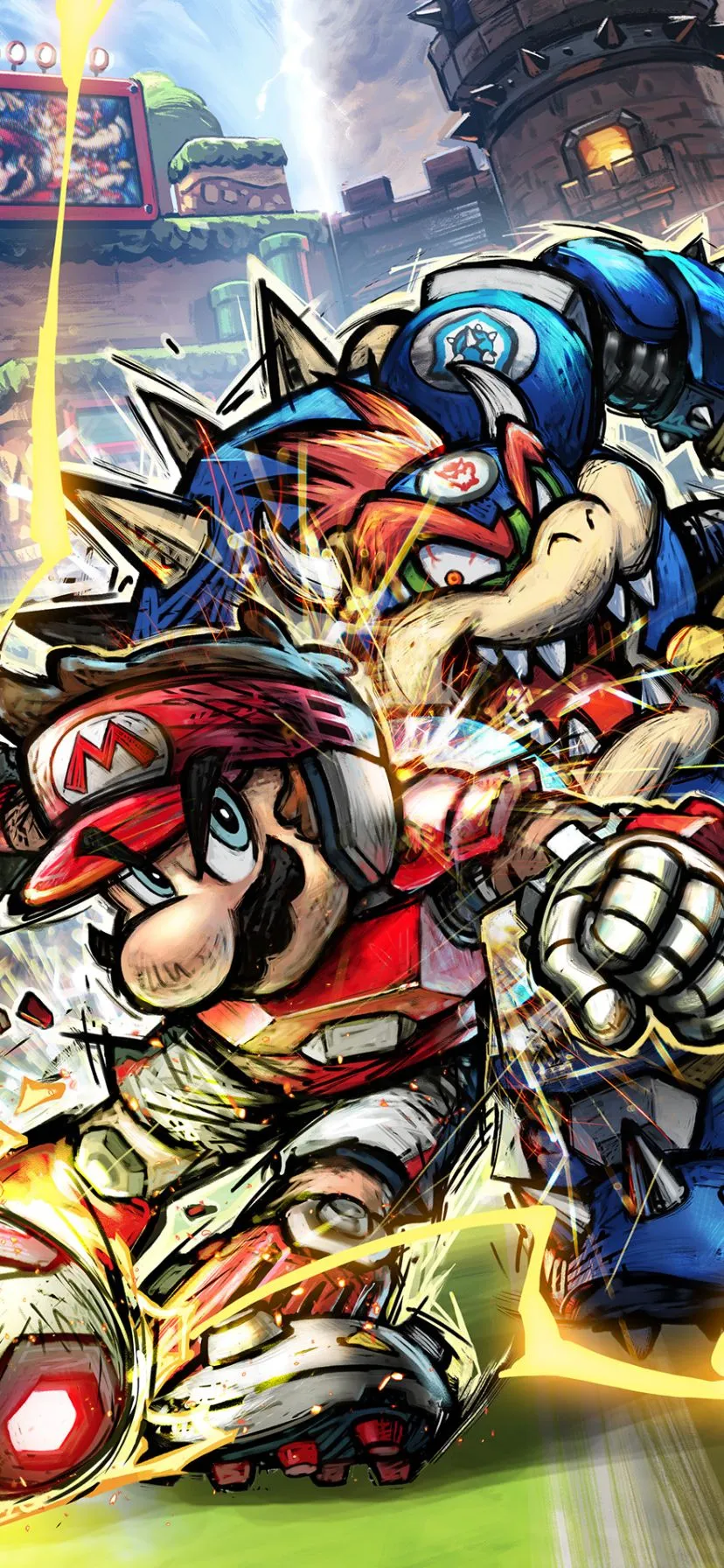 Mario Strikers: Battle League Phone Wallpaper: Free 4K & HD Downloads