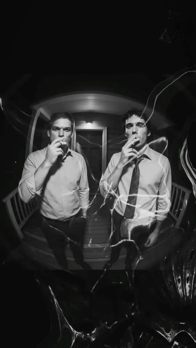 Dexter Morgan and Brian Moser wallpaper