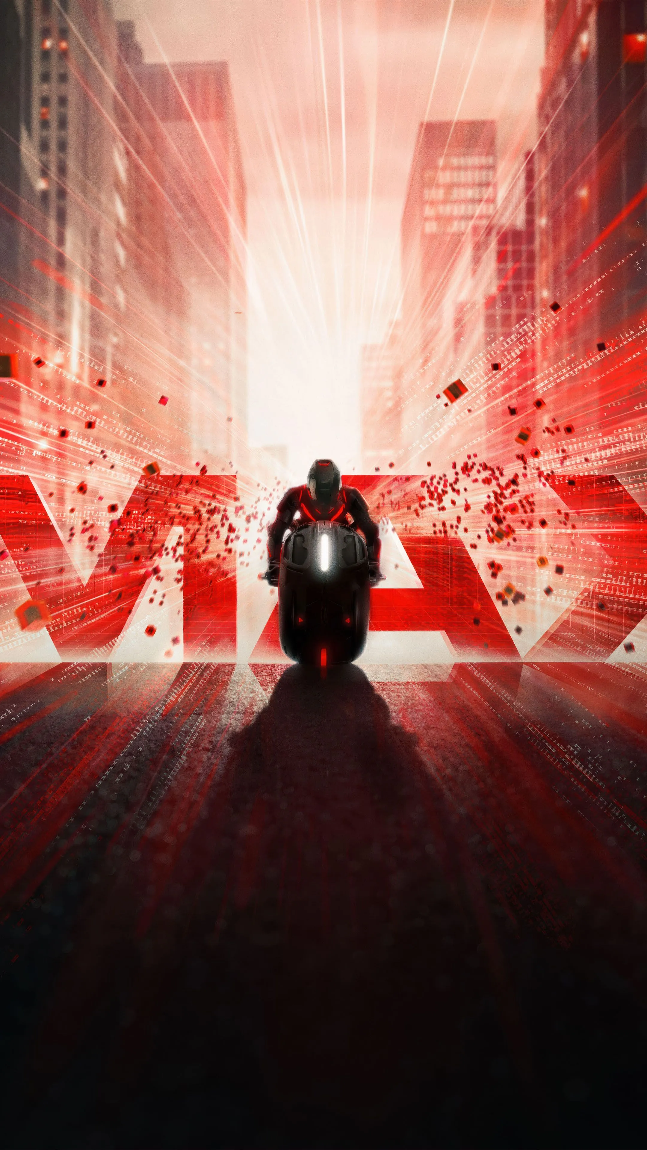 Tron Ares IMAX Poster 4K Ultra HD Mobile Wallpaper for iPhone & Android