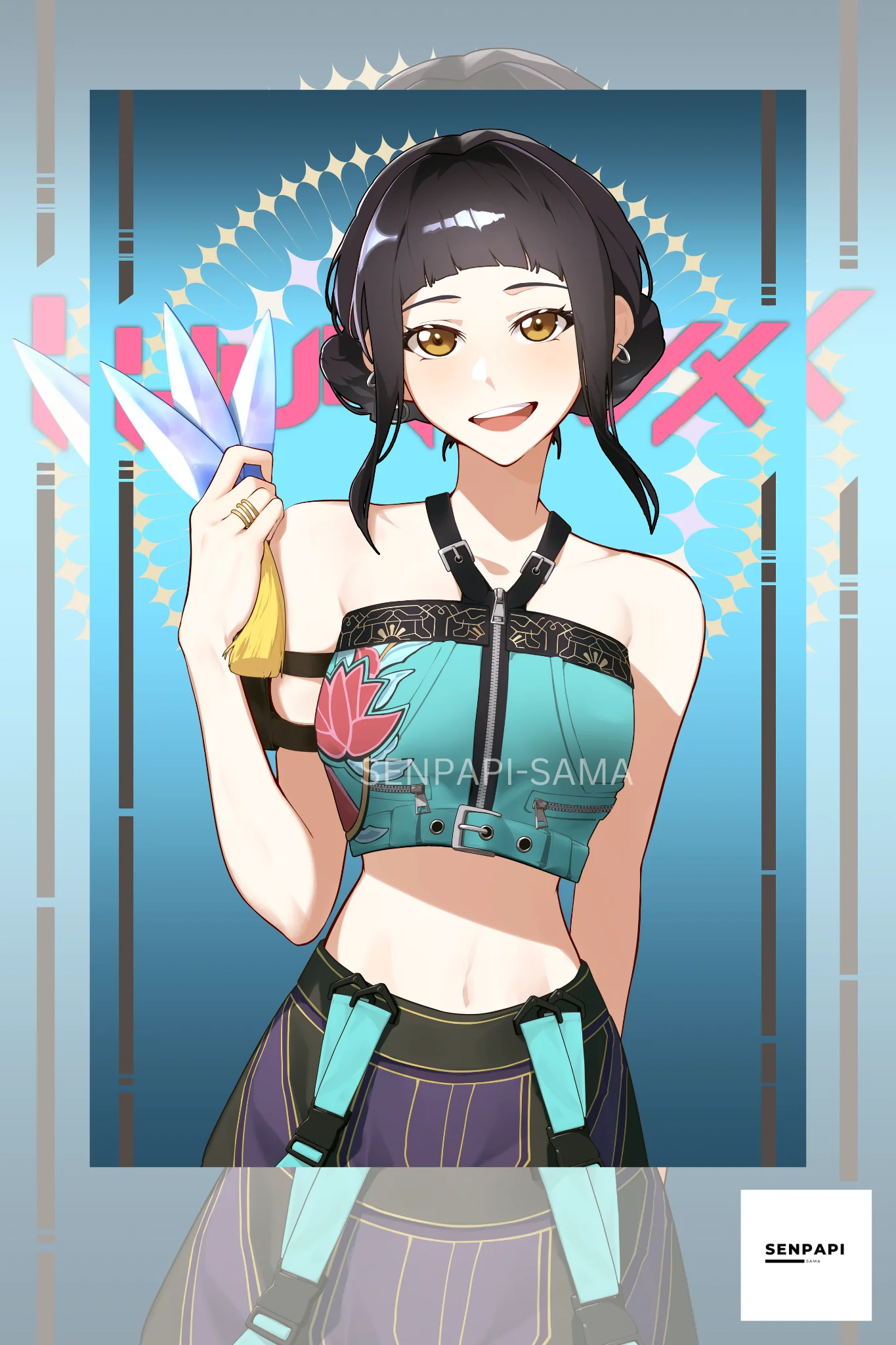 Zoey KPOP Demon Hunter Poster