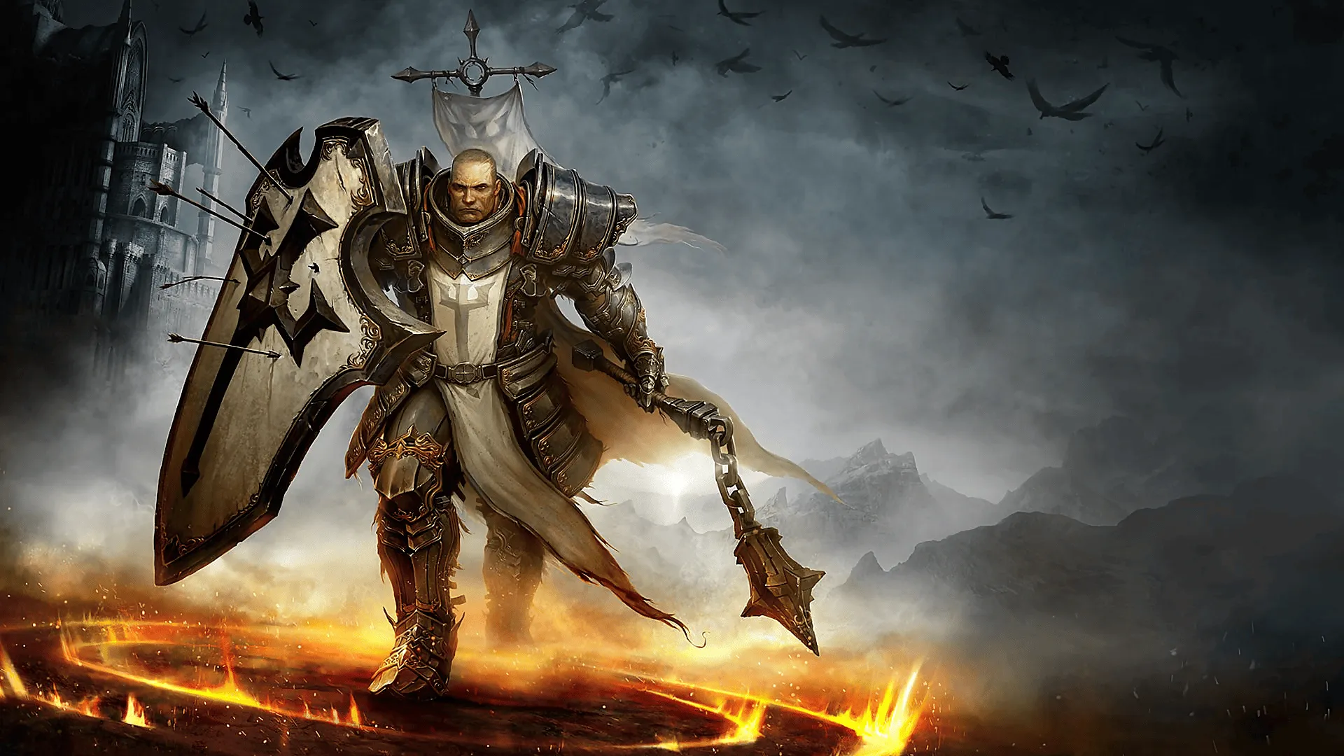 Download Crusader (Diablo III) Video Game Diablo III HD Wallpaper