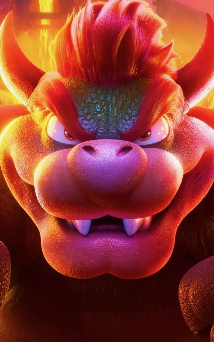 Bowser, The Super Mario Bros. Movie, 2023, 800x1280 wallpaper