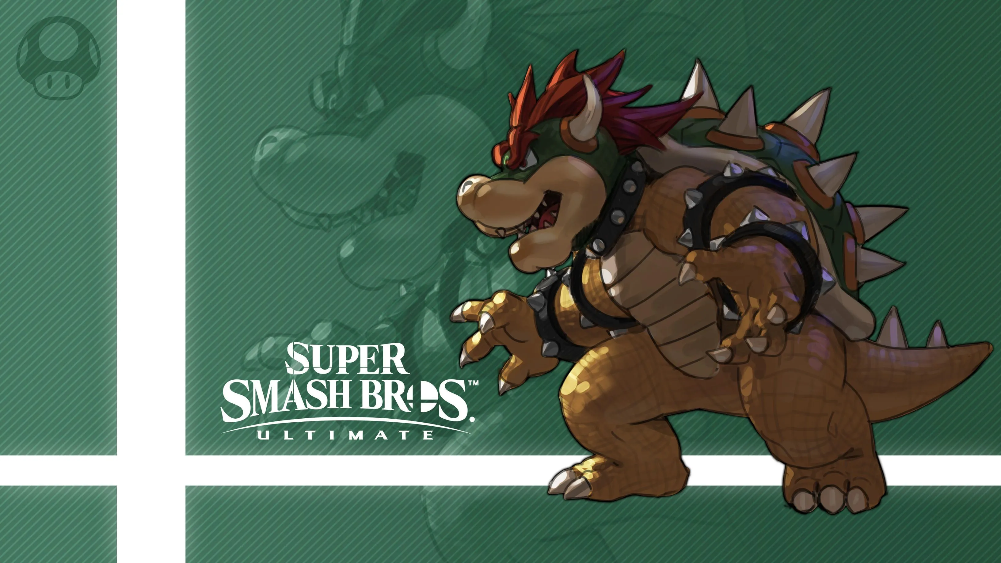 Bowser Dominates: HD Super Smash Bros. Ultimate Wallpaper