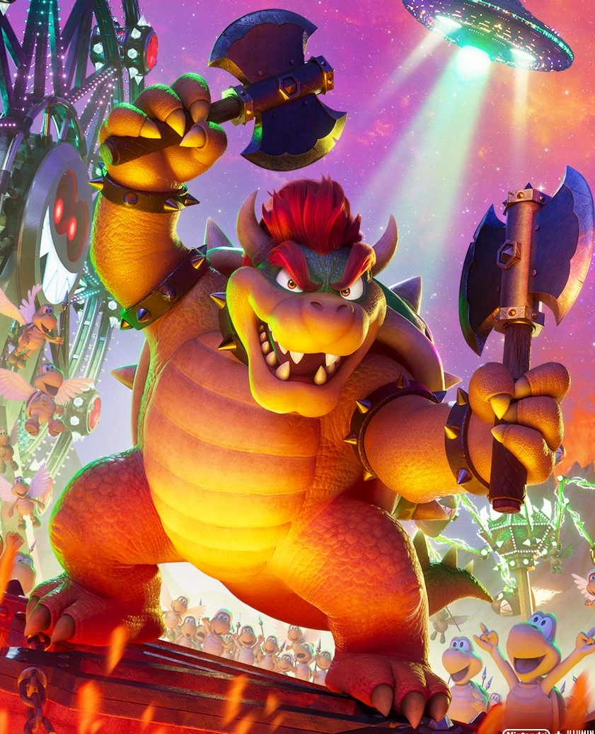 Bowser. The Super Mario Bros Movie