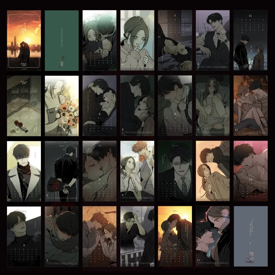 Tears On A Withered Flower 2026 Calendar In Seoul