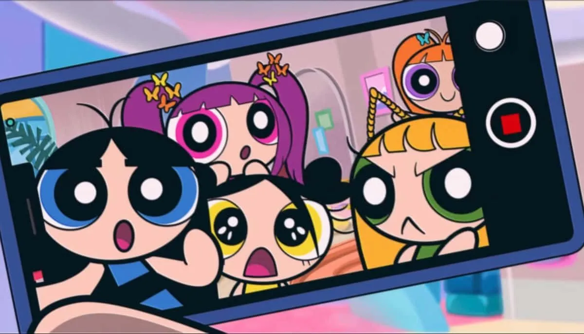 Download Powerpuff Girls Selfie Cartoon Wallpaper