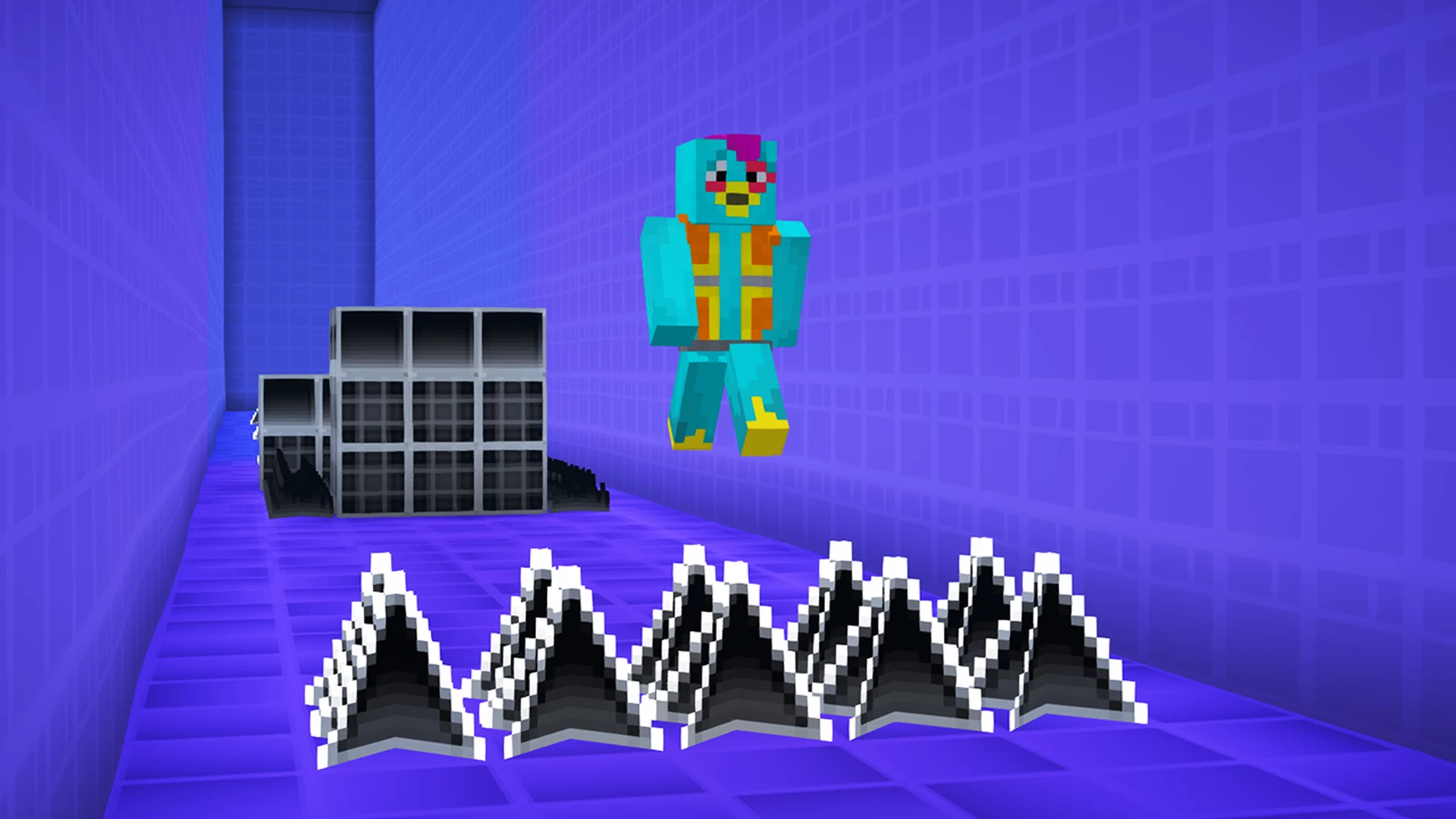 Minecraft Character Shape Math Minecraft Geometry Dash Wallpapers - Wallpaper Cave