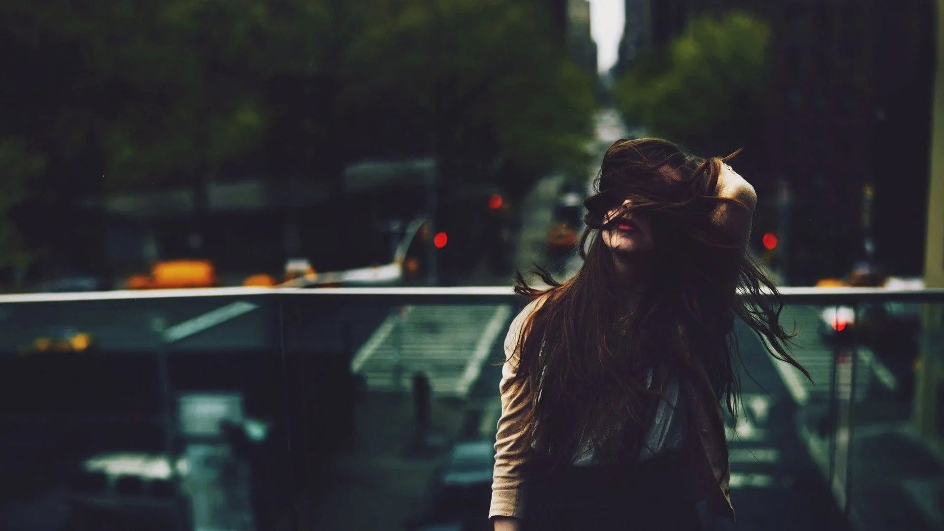 women hair in face Wallpaper HD / Desktop and Mobile Background