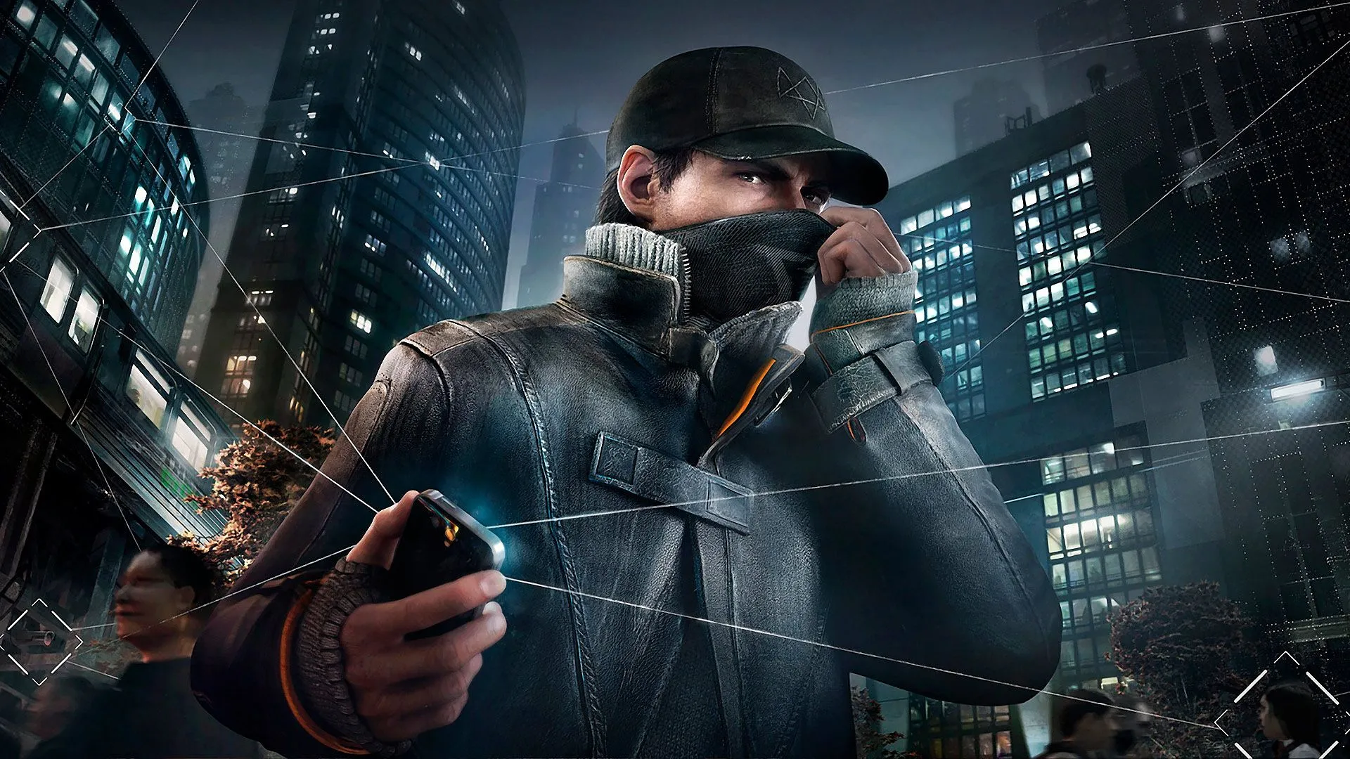Watch Dogs: hero hiding his face Desktop wallpaper 640x480
