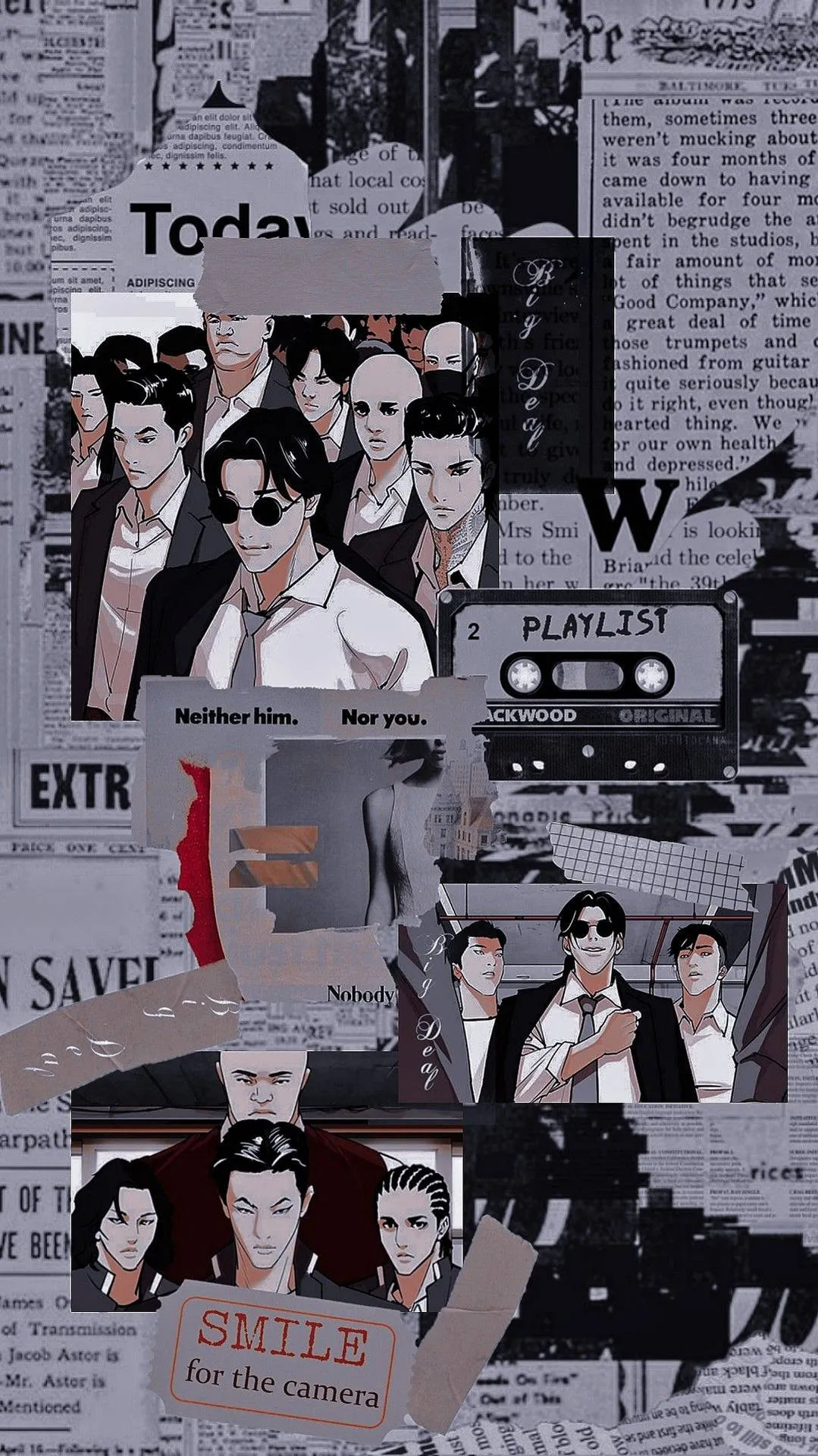 Download Lookism Big Deal Crew Wallpaper