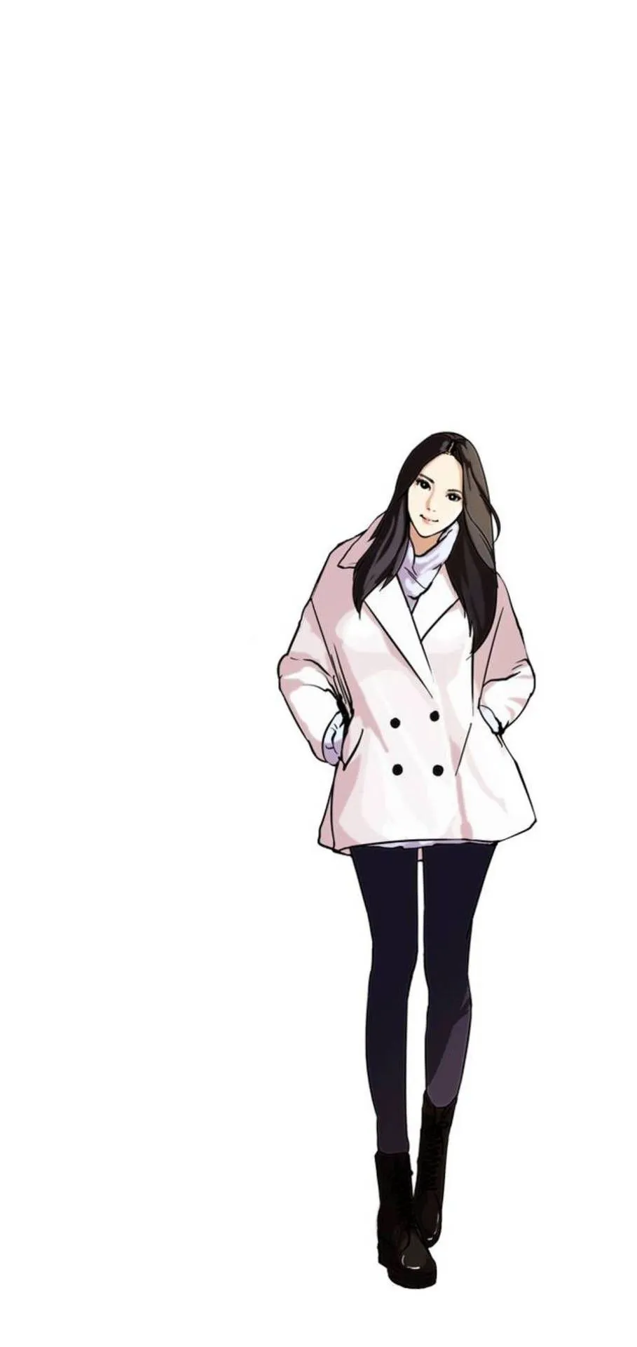 Download Lookism Crystal In Coat Wallpaper