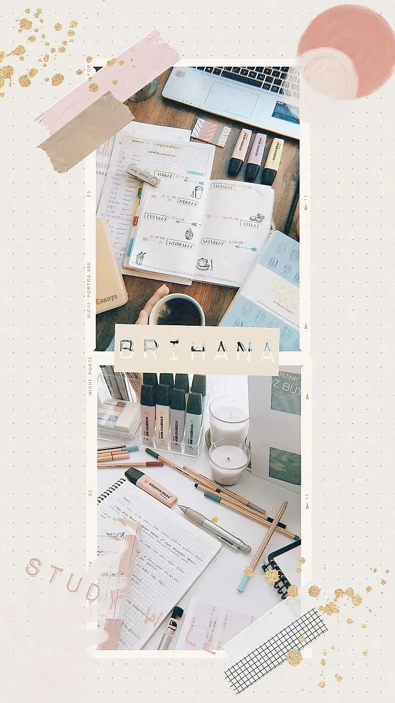 Aesthetic Study, brihana, study, HD phone wallpaper