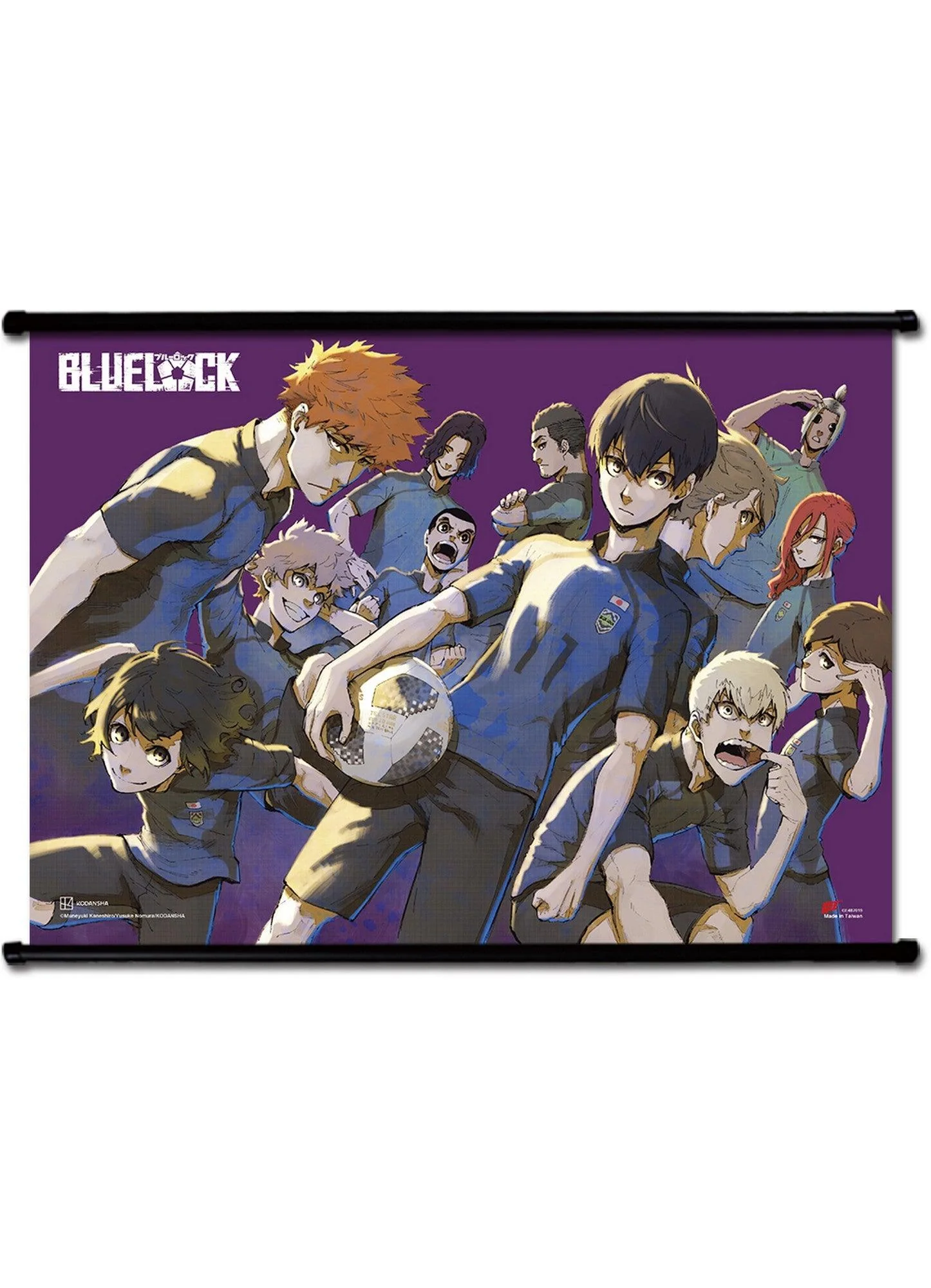 Blue Lock (Manga) Z Group Wall Scroll 31W x 43H