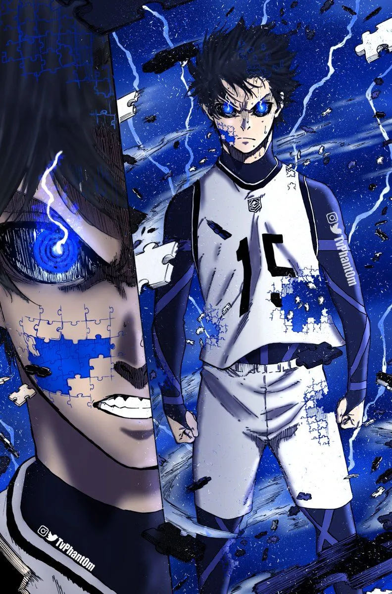 Yoichi Isagi Lock Chapter 87 Colored by me! Overdid it a bit. # bluelock #isagiyoichi #mangacoloring #manga #CLIPSTUDIO #anime