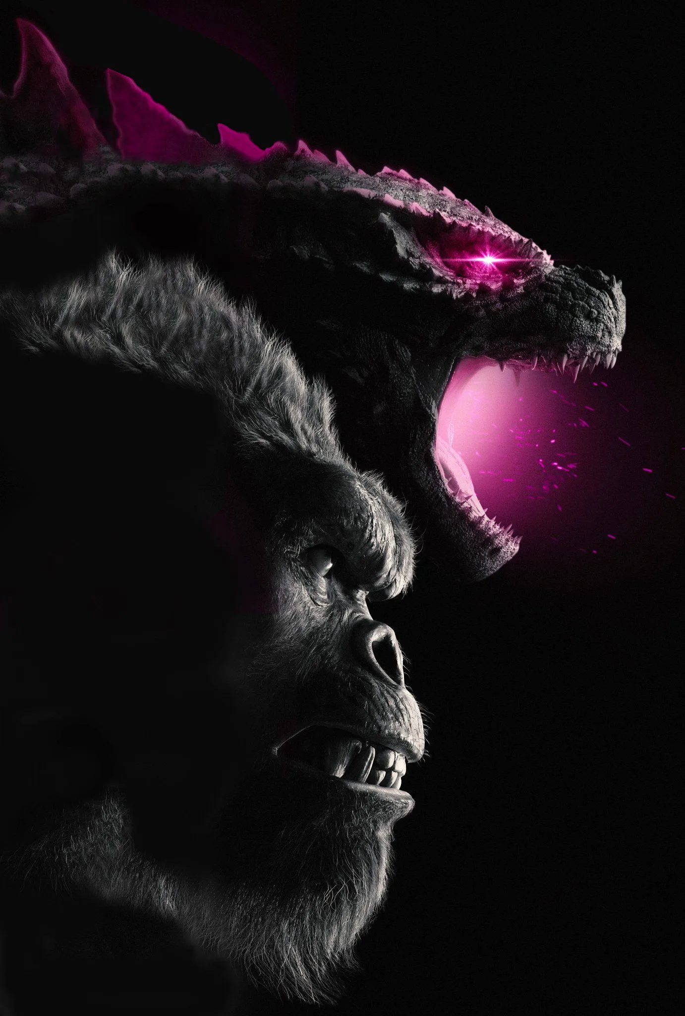 Godzilla x Kong phone wallpaper (Godzilla x Kong: The New Empire Image)