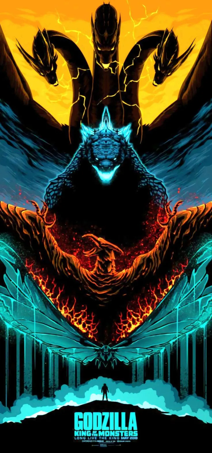 Glowing godzilla. Godzilla wallpaper, Godzilla 4k
