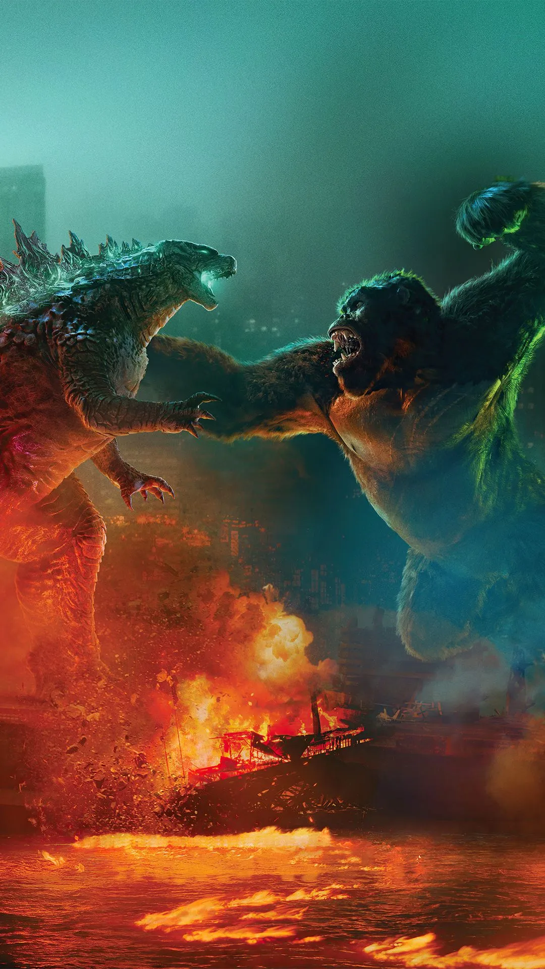 Phone wallpaper: Godzilla Vs Kong, Movie 1397692