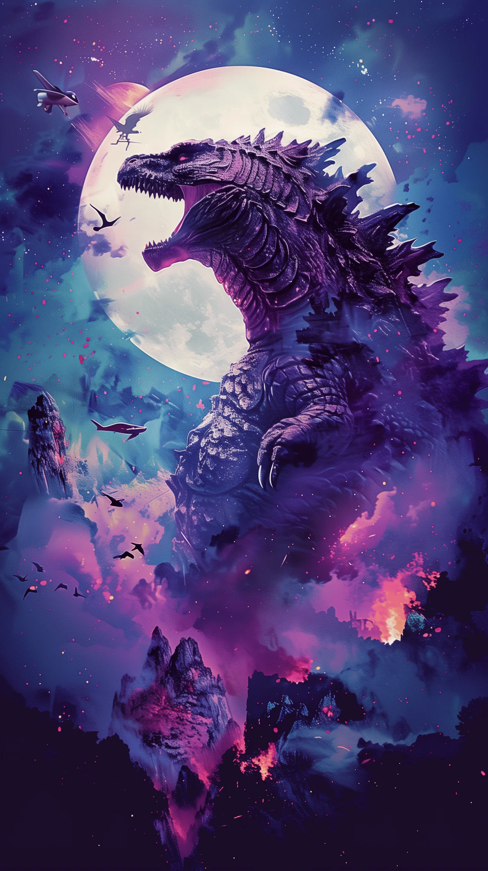 Godzilla Phone Wallpaper and iPhone Background
