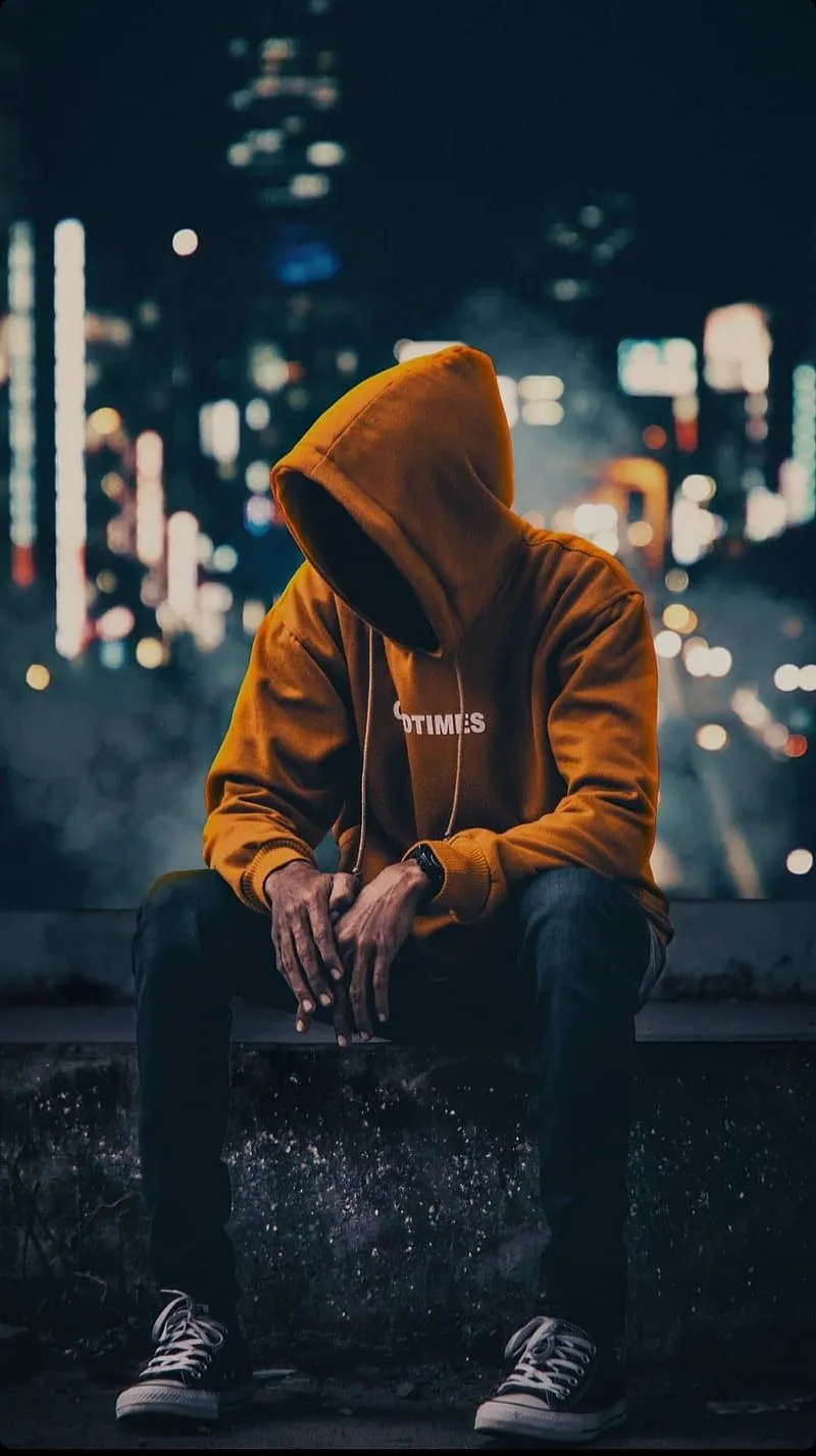 Man, alone, dark, HD phone wallpaper