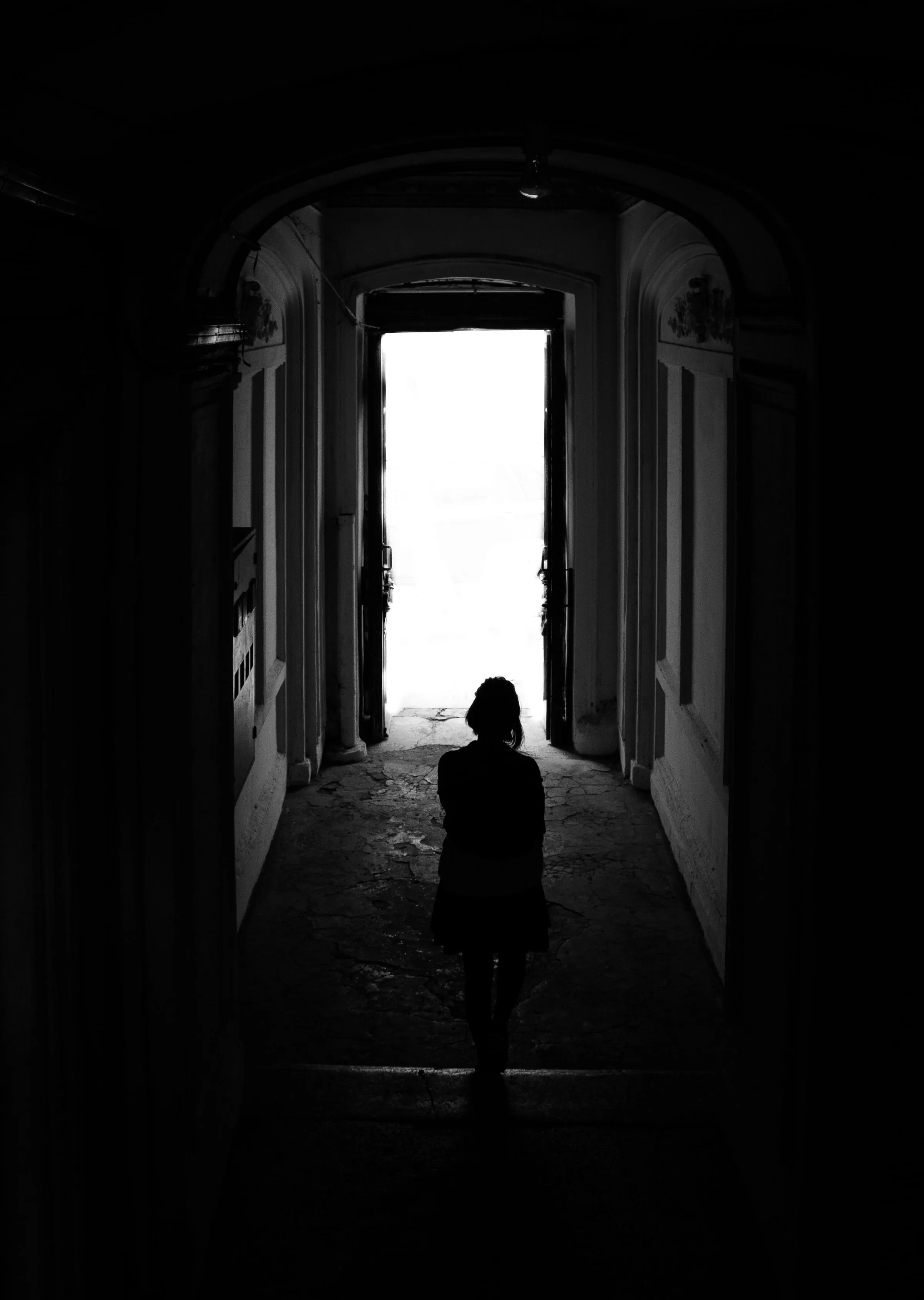 Phone wallpaper: Alone, Loneliness, Dark, Silhouette, Girl, Lonely 127872