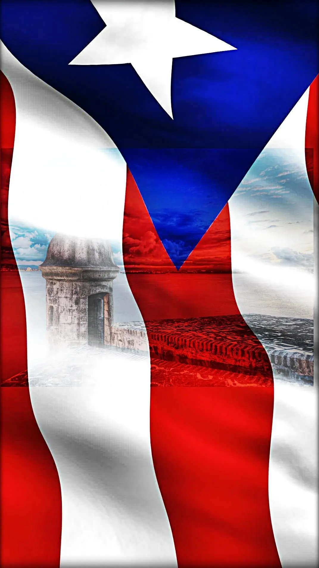 Download Puerto Rico Flag Wallpaper android on PC